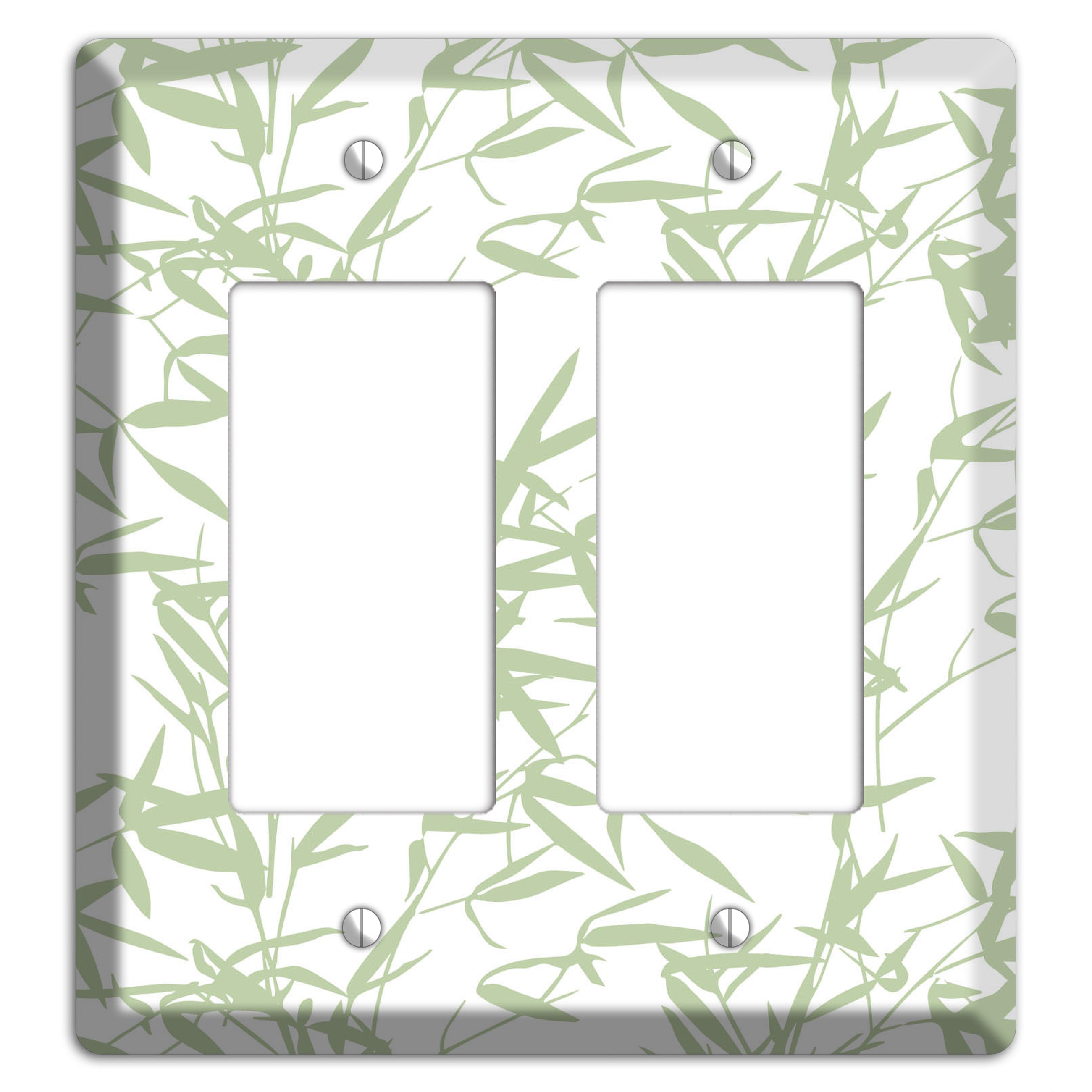 Leaves Style P 2 Rocker Wallplate