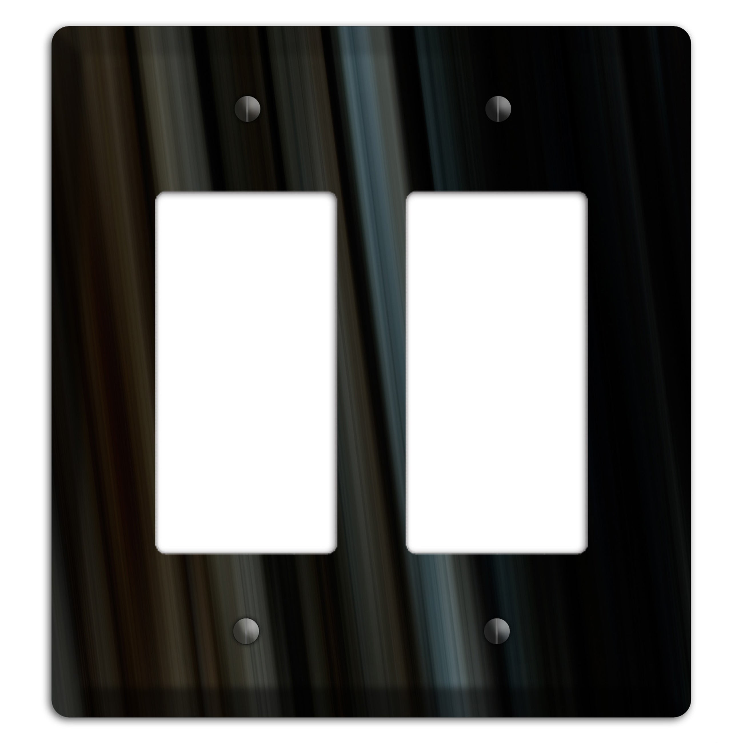 Black Ray of Light 2 Rocker Wallplate