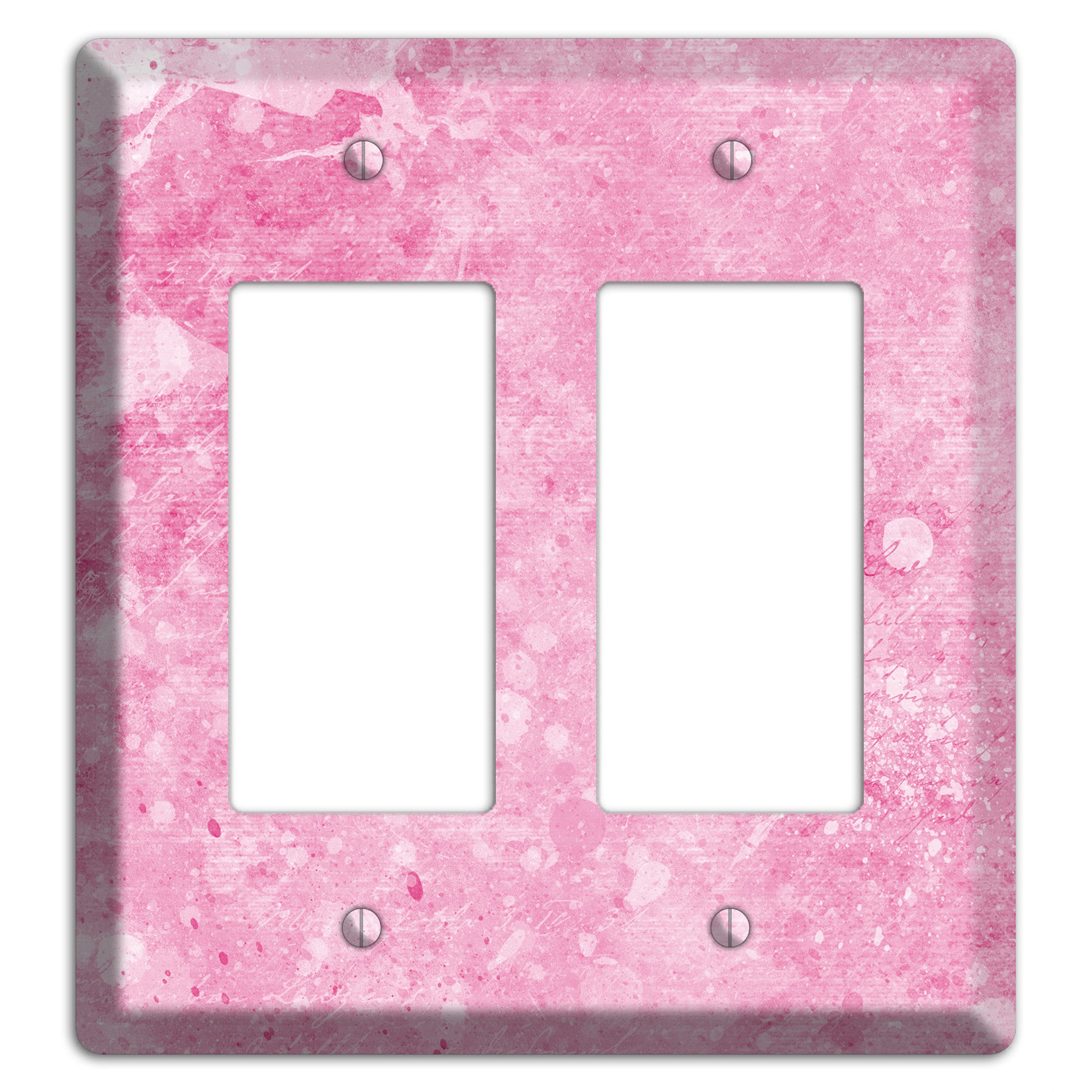 Wewak Pink Texture 2 Rocker Wallplate
