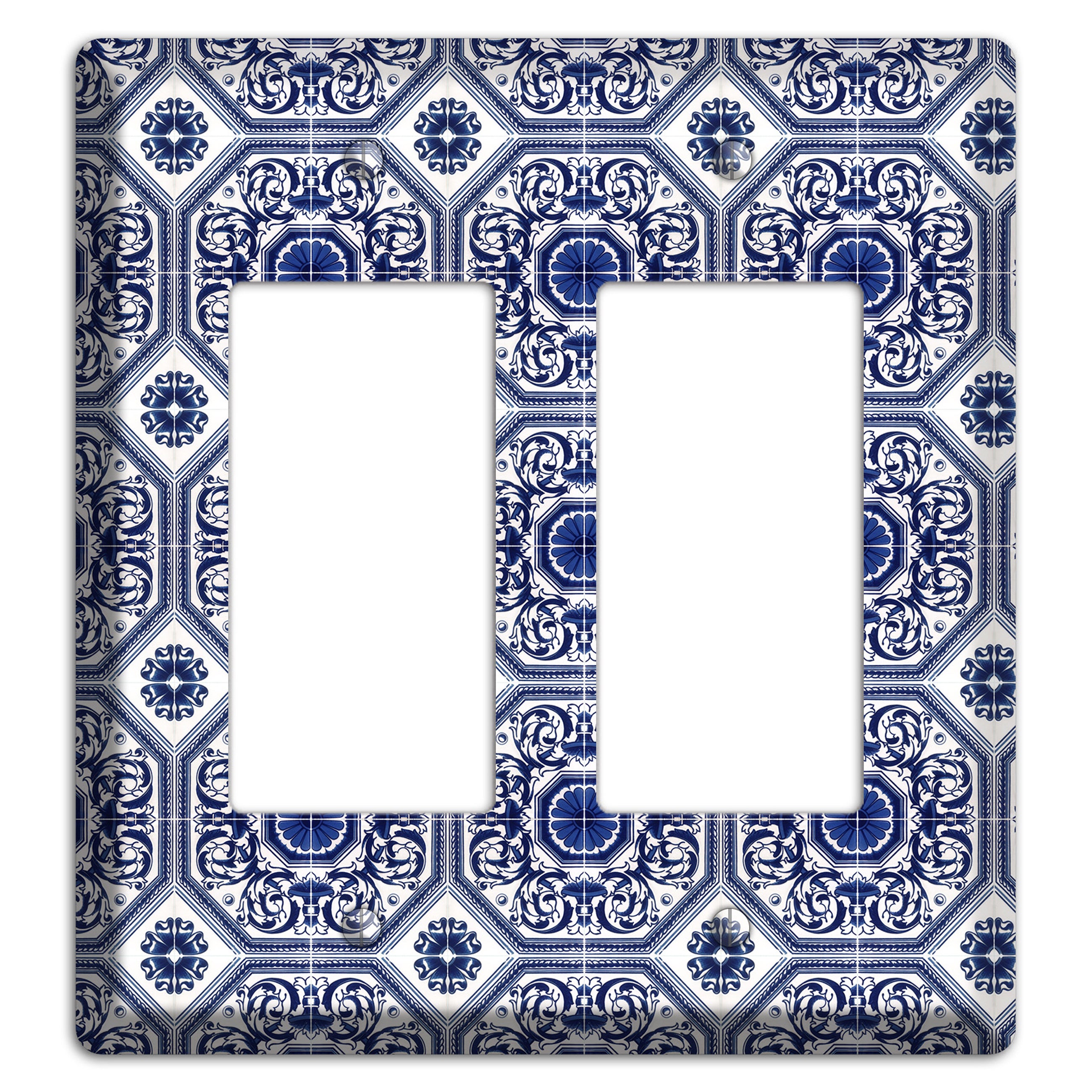 Tavira Tiles 1 2 Rocker Wallplate