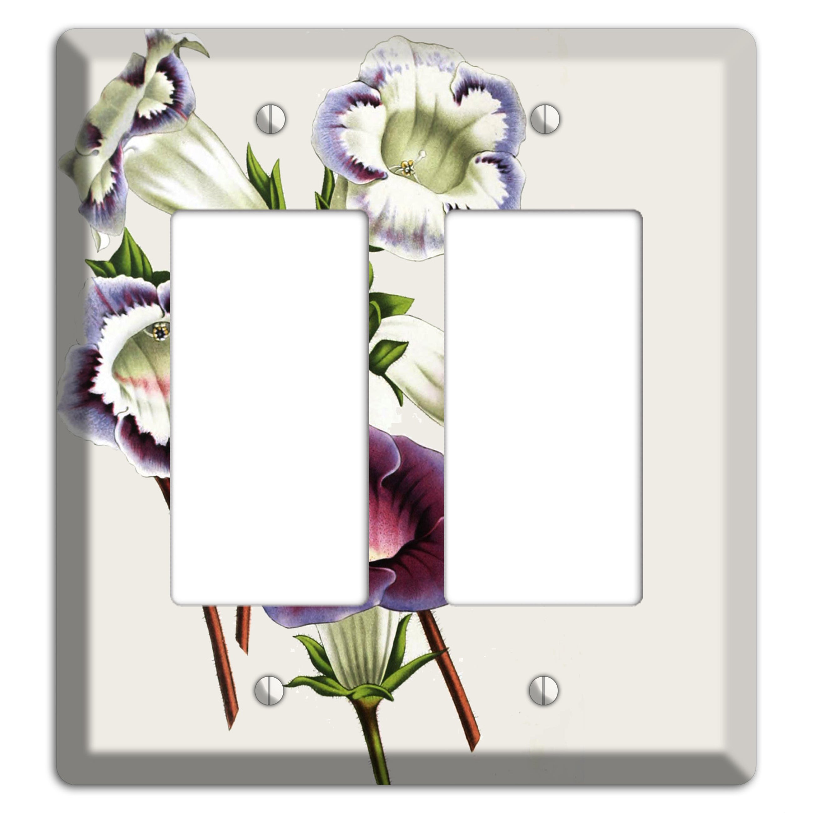 Gloxinas 2 Rocker Wallplate
