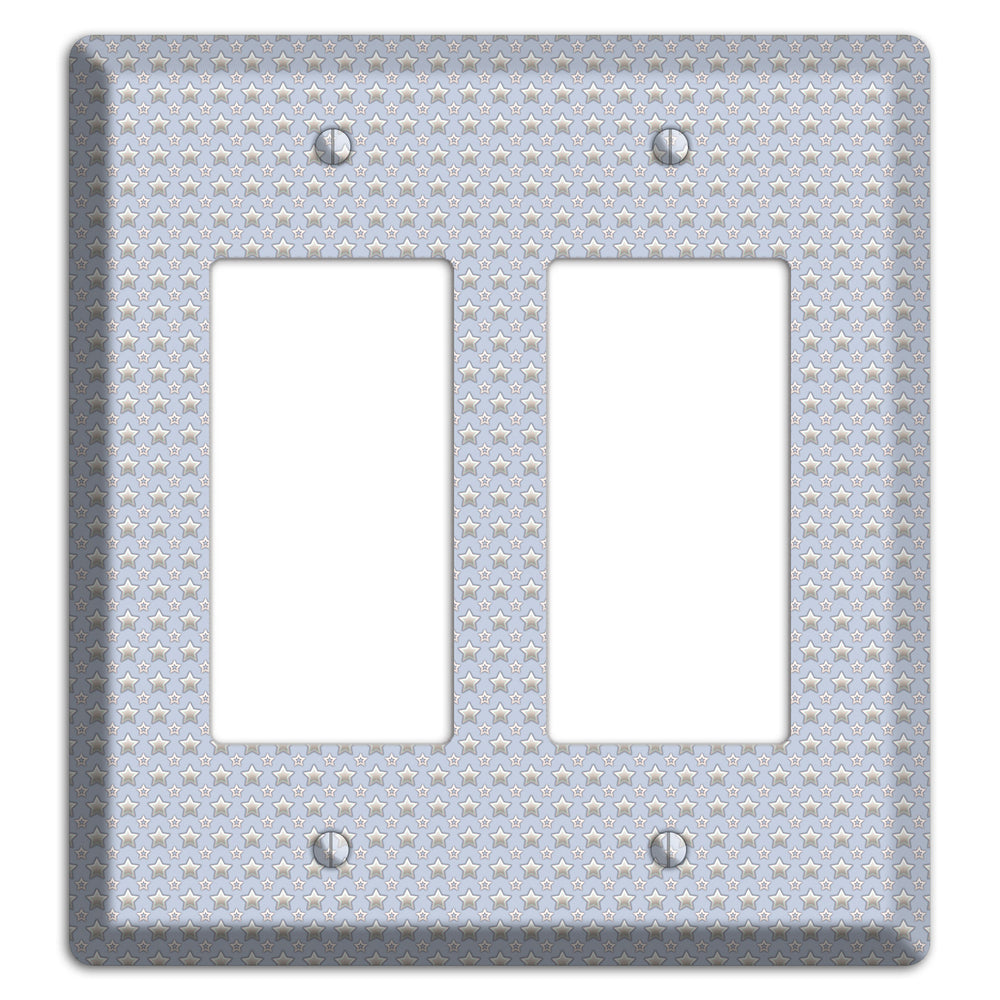 Grey Stars 2 Rocker Wallplate
