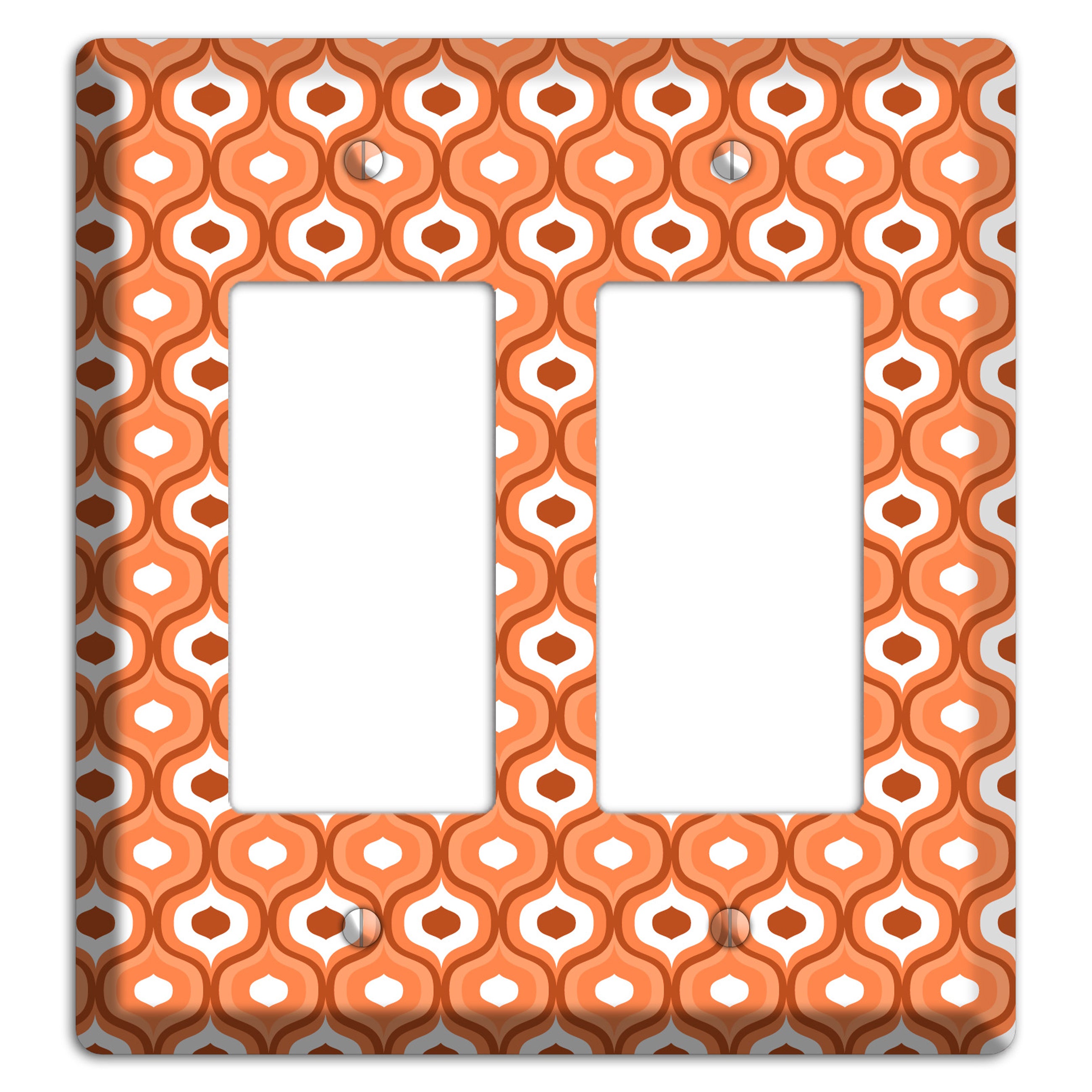 Coral Double Scallop 2 Rocker Wallplate