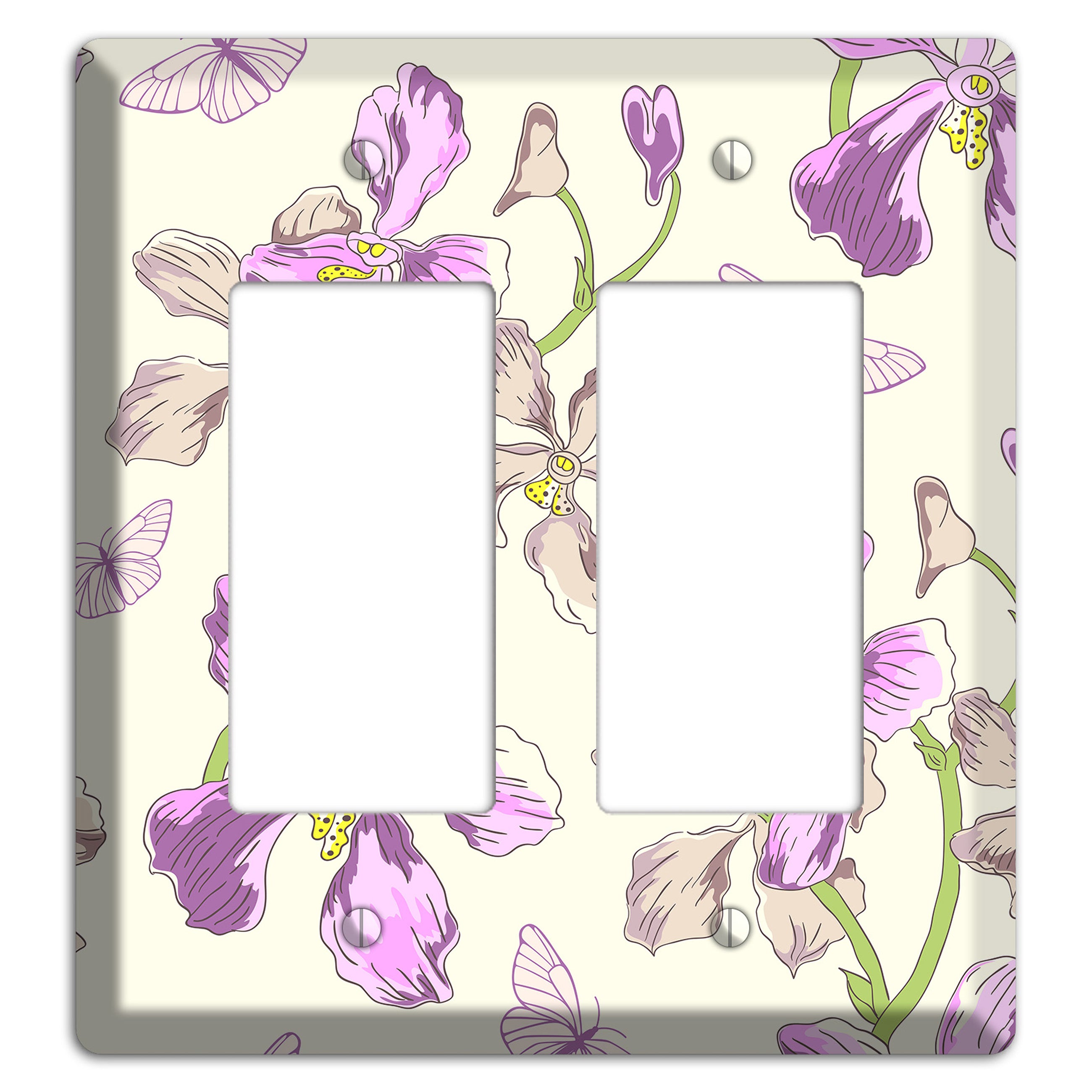Orchid 2 Rocker Wallplate