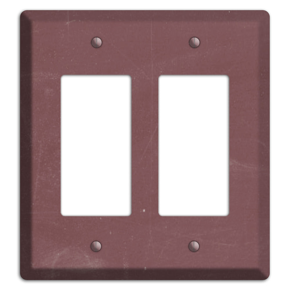 Chalk Dark Maroon 2 Rocker Wallplate