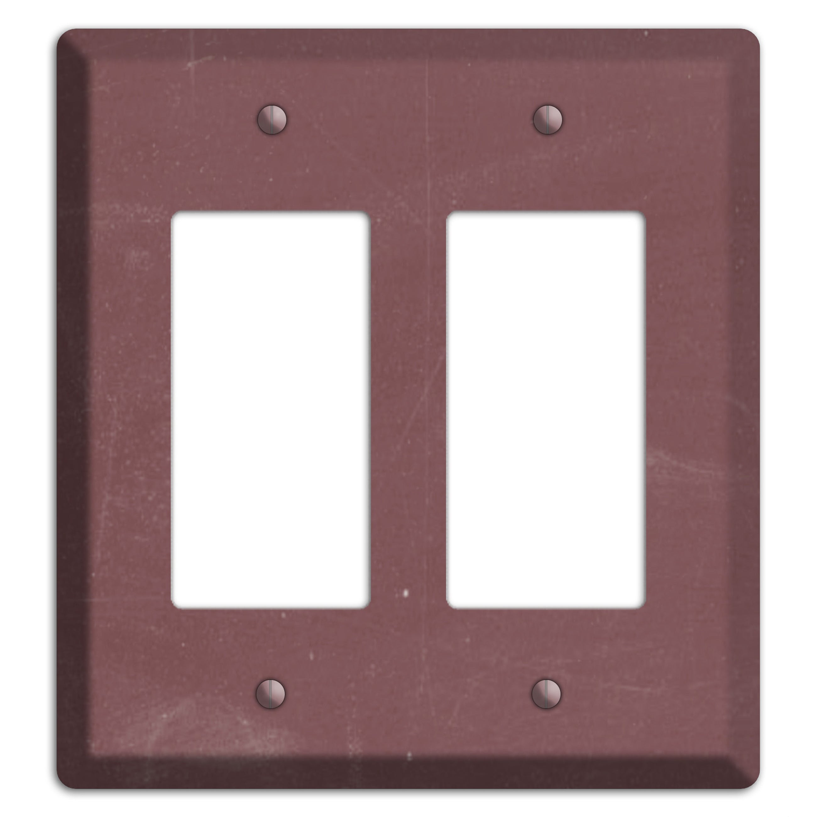 Chalk Dark Maroon 2 Rocker Wallplate