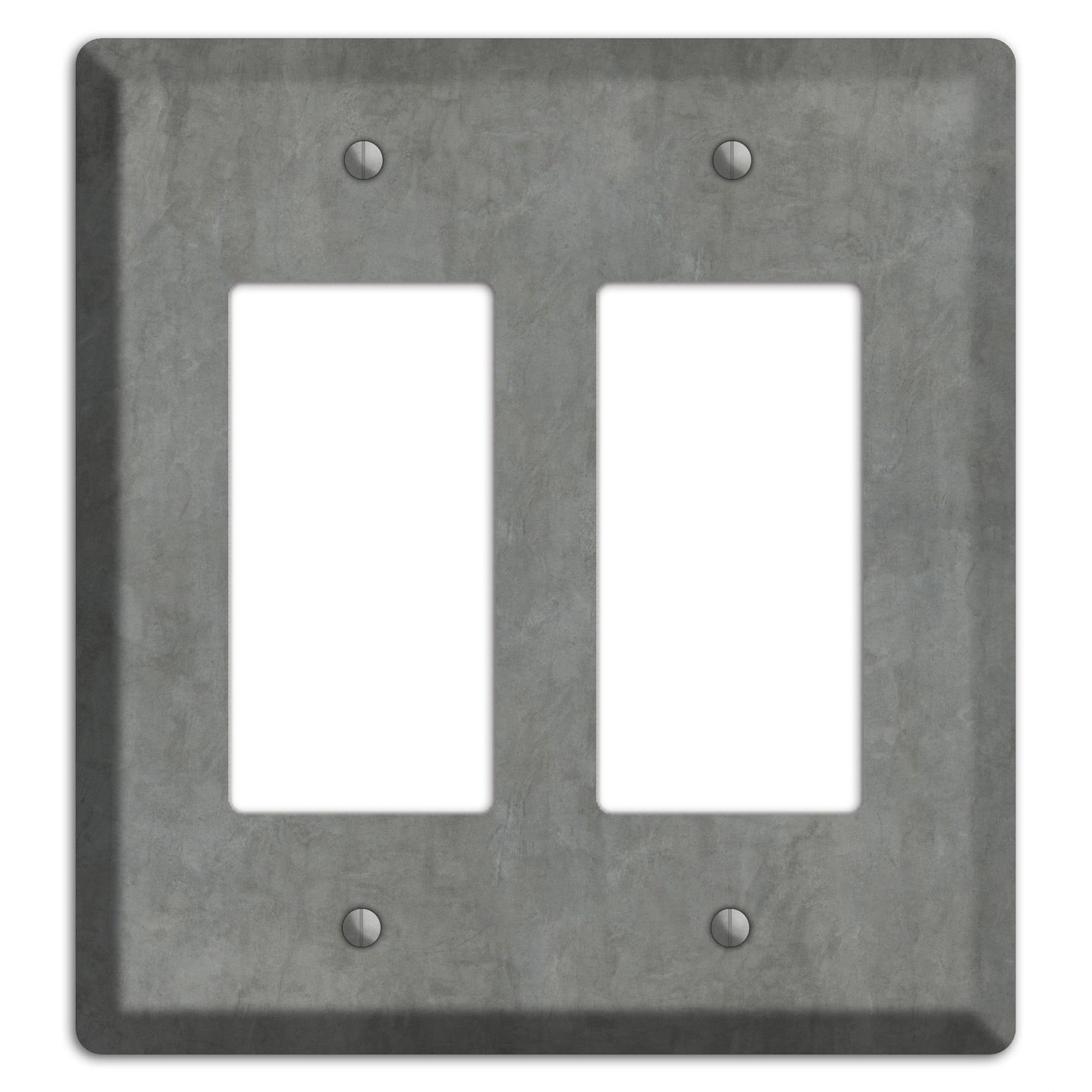 Stucco Grey 2 Rocker Wallplate