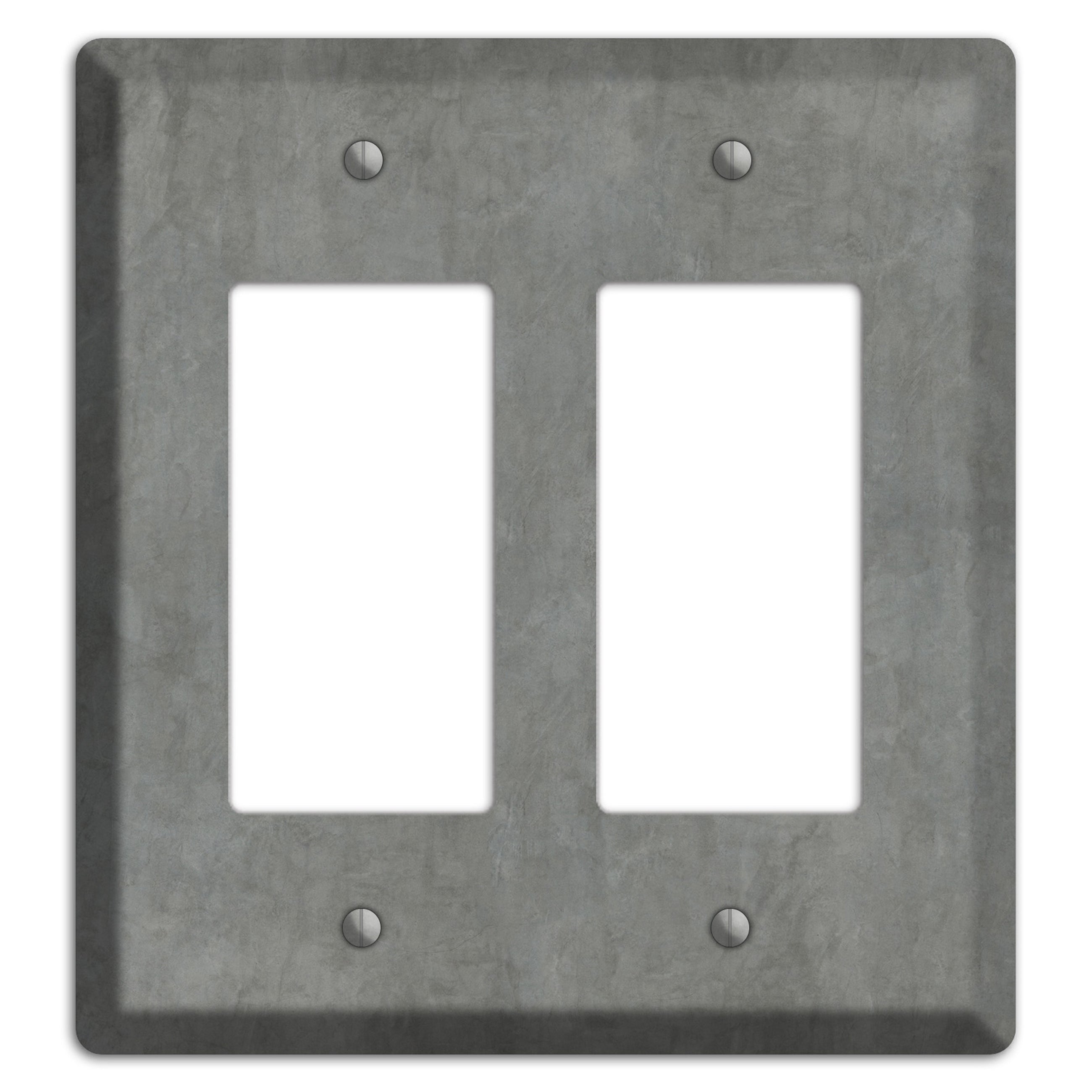 Stucco Grey 2 Rocker Wallplate