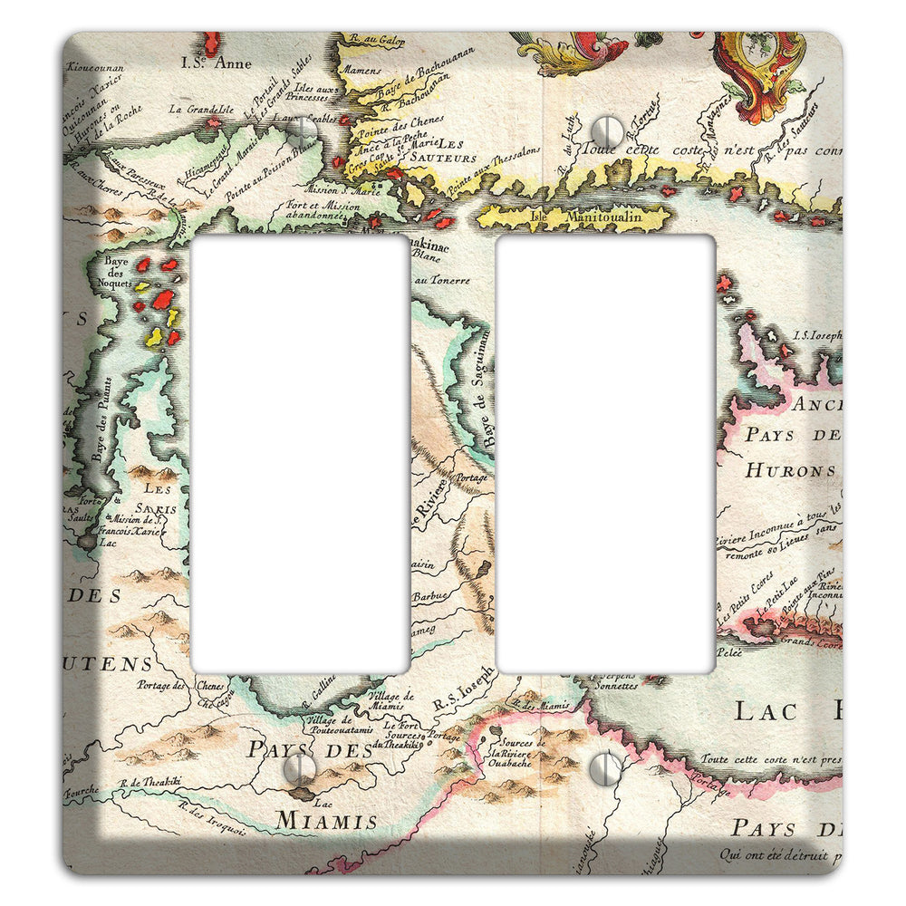 Lake Michigan 2 Rocker Wallplate