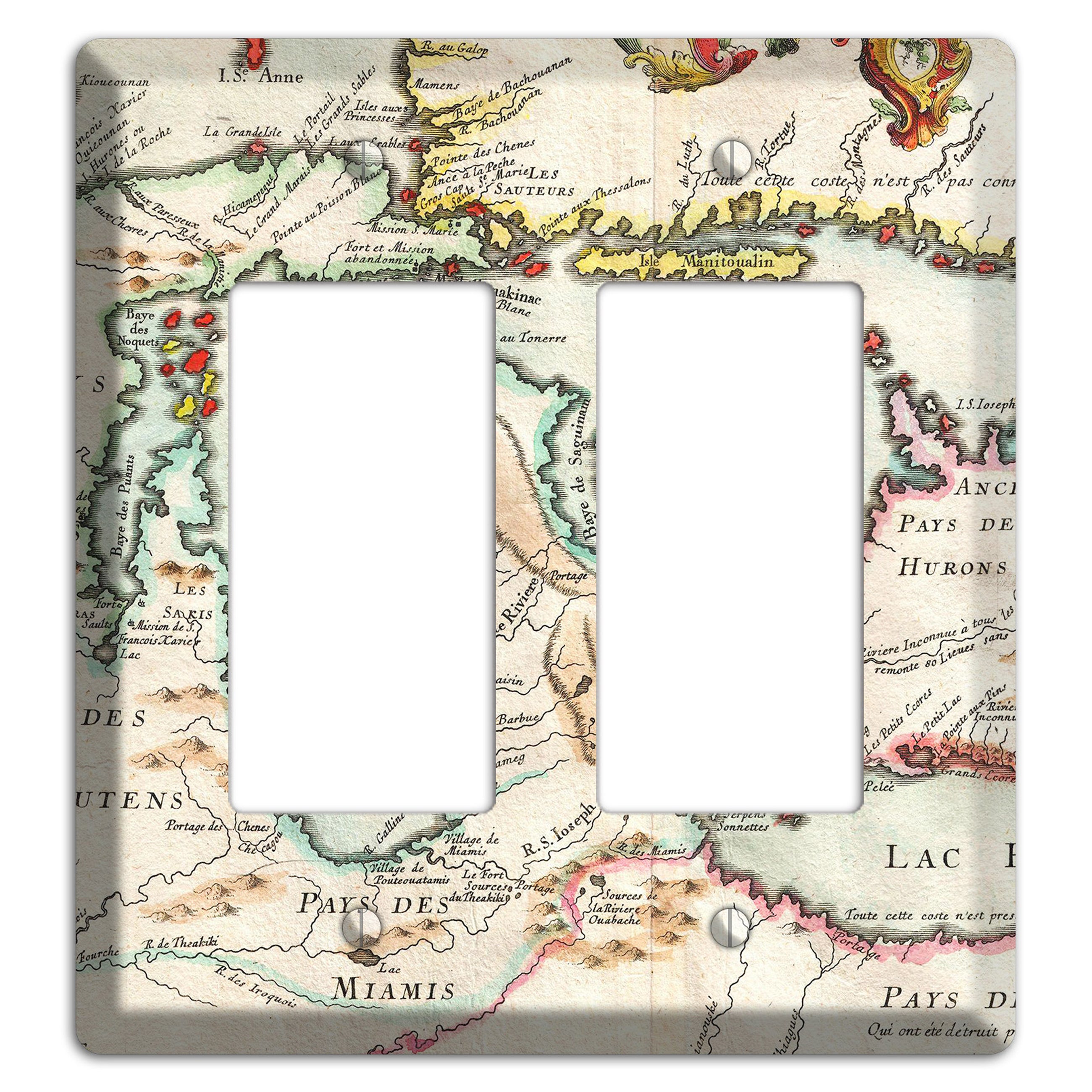 Lake Michigan 2 Rocker Wallplate