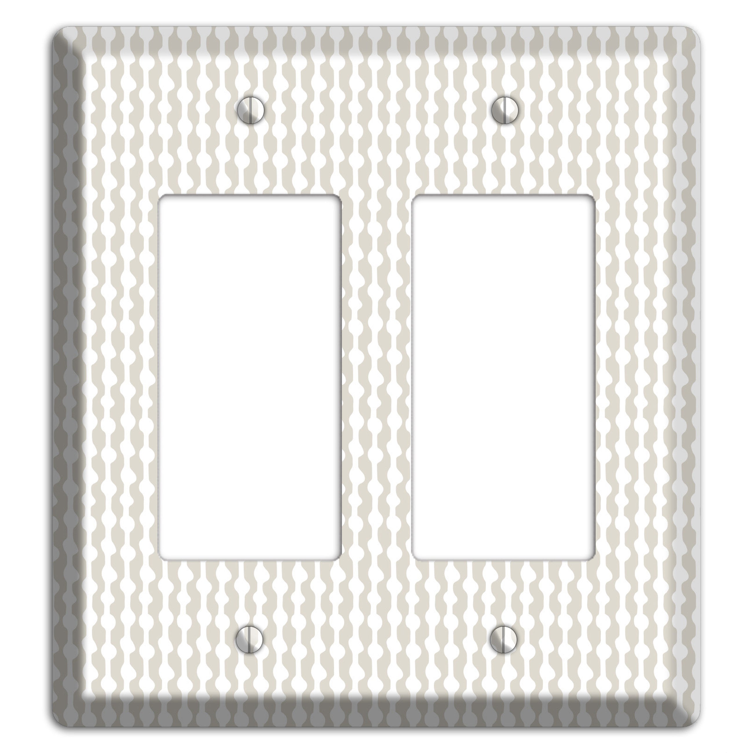 Simple Scandanavian Style C 2 Rocker Wallplate