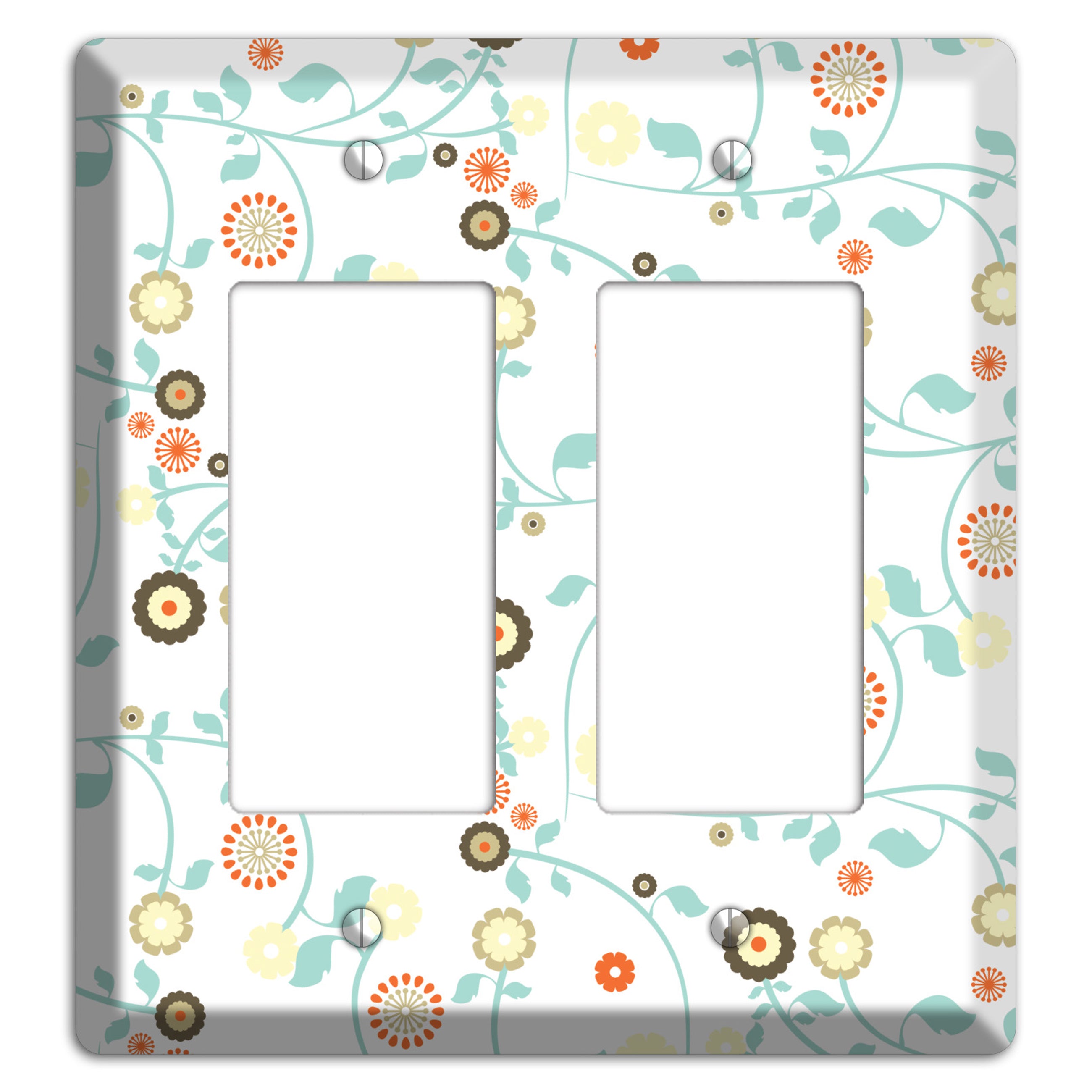 Cute Flowers 2 Rocker Wallplate