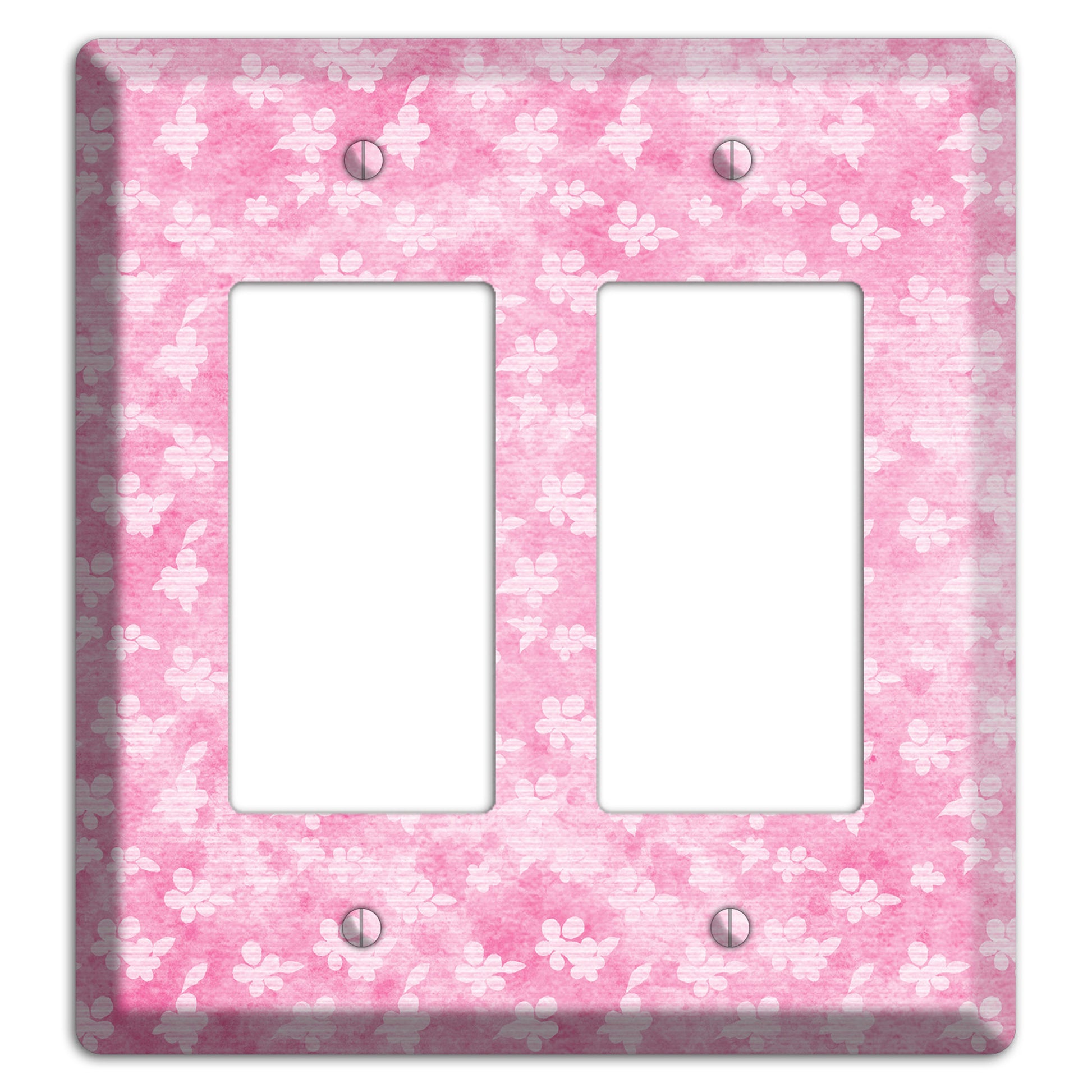 Cupid Pink Texture 2 Rocker Wallplate