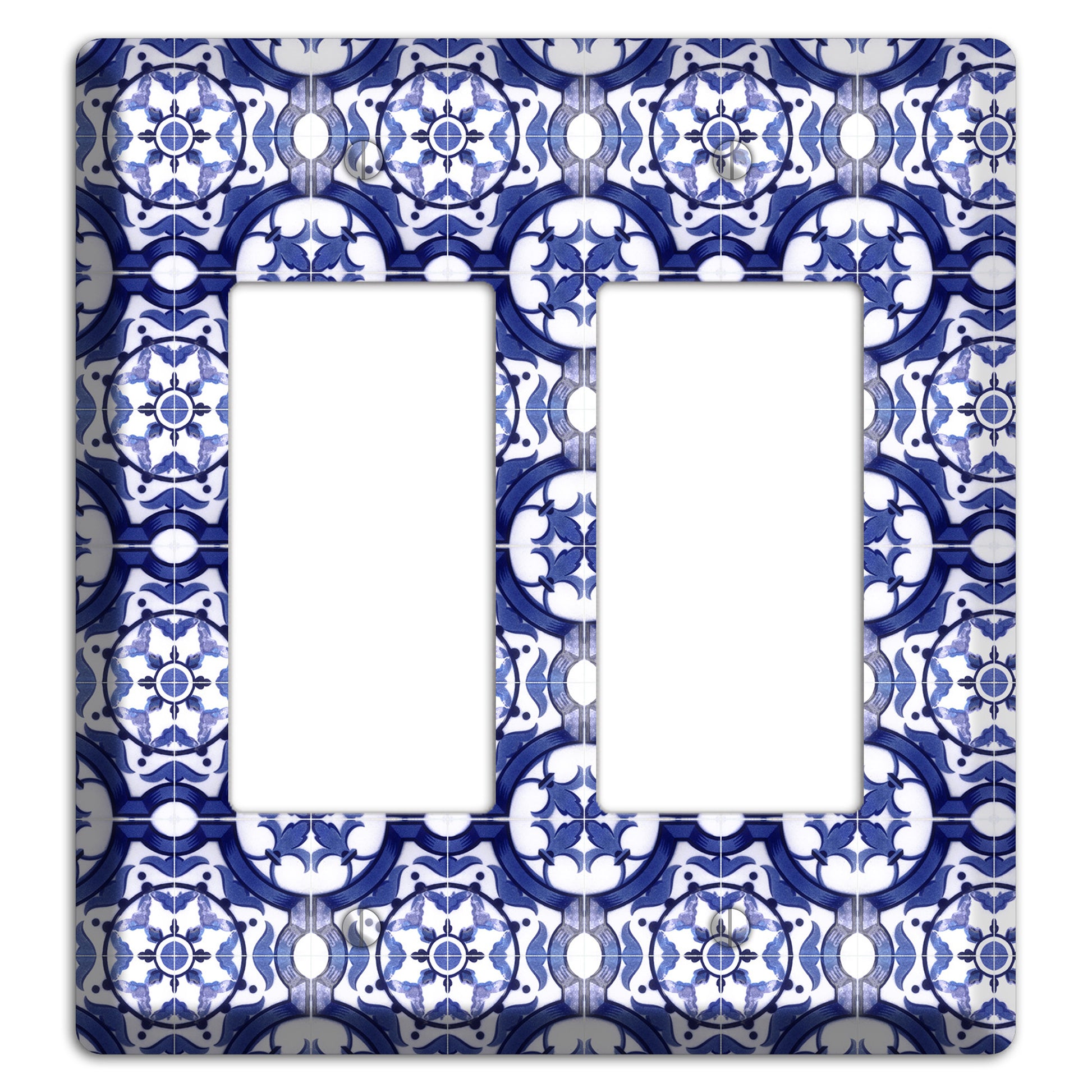 Tavira Tiles 10 2 Rocker Wallplate