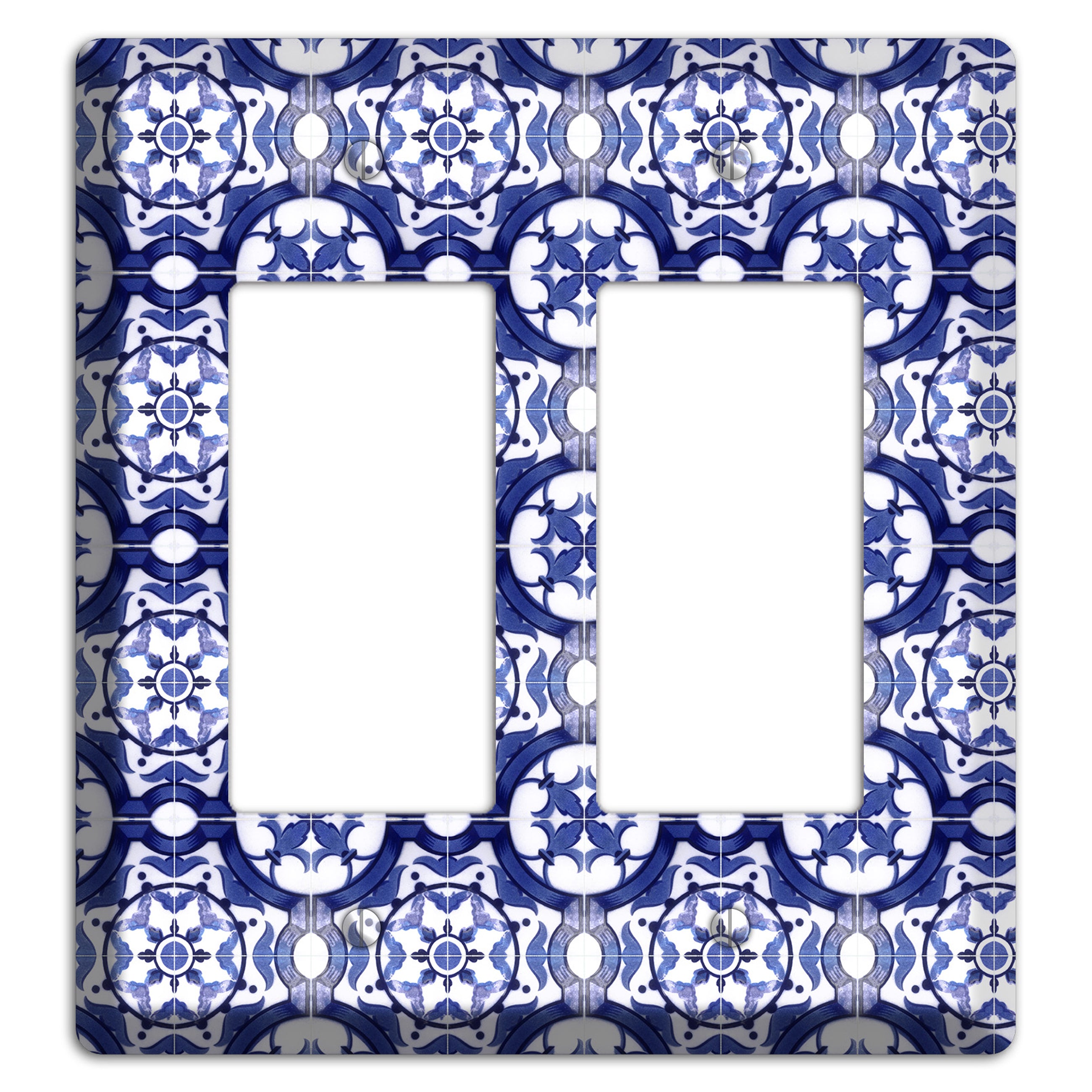 Tavira Tiles 10 2 Rocker Wallplate