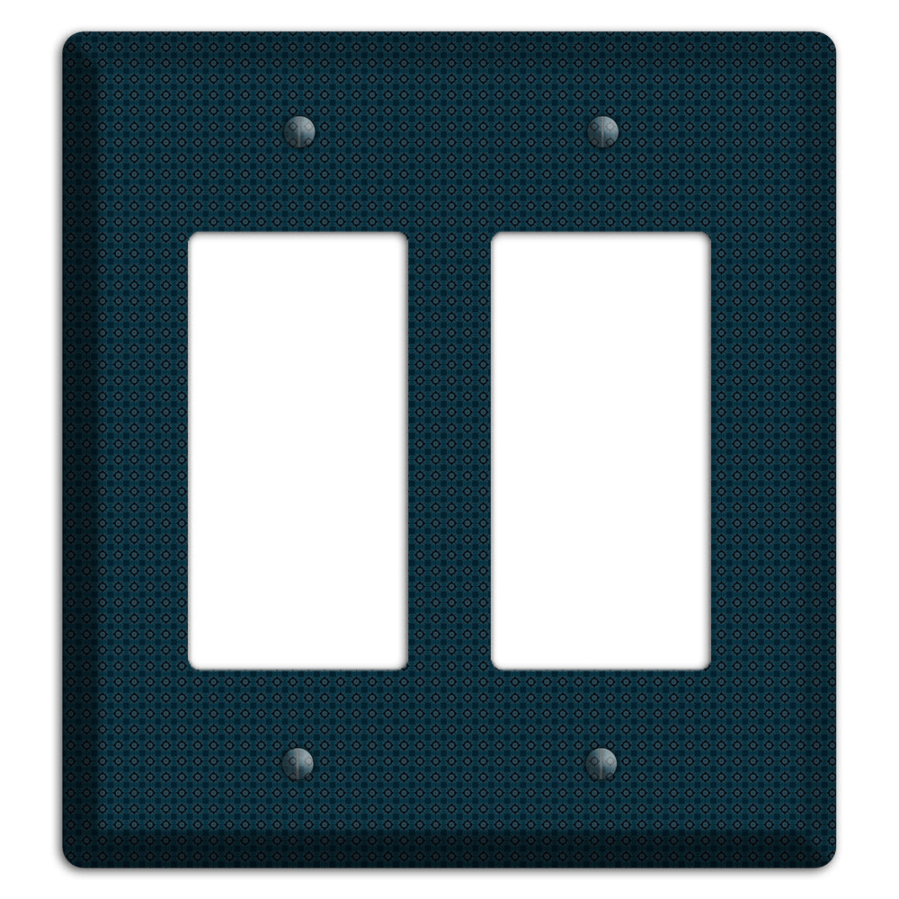 Navy Foulard 2 Rocker Wallplate