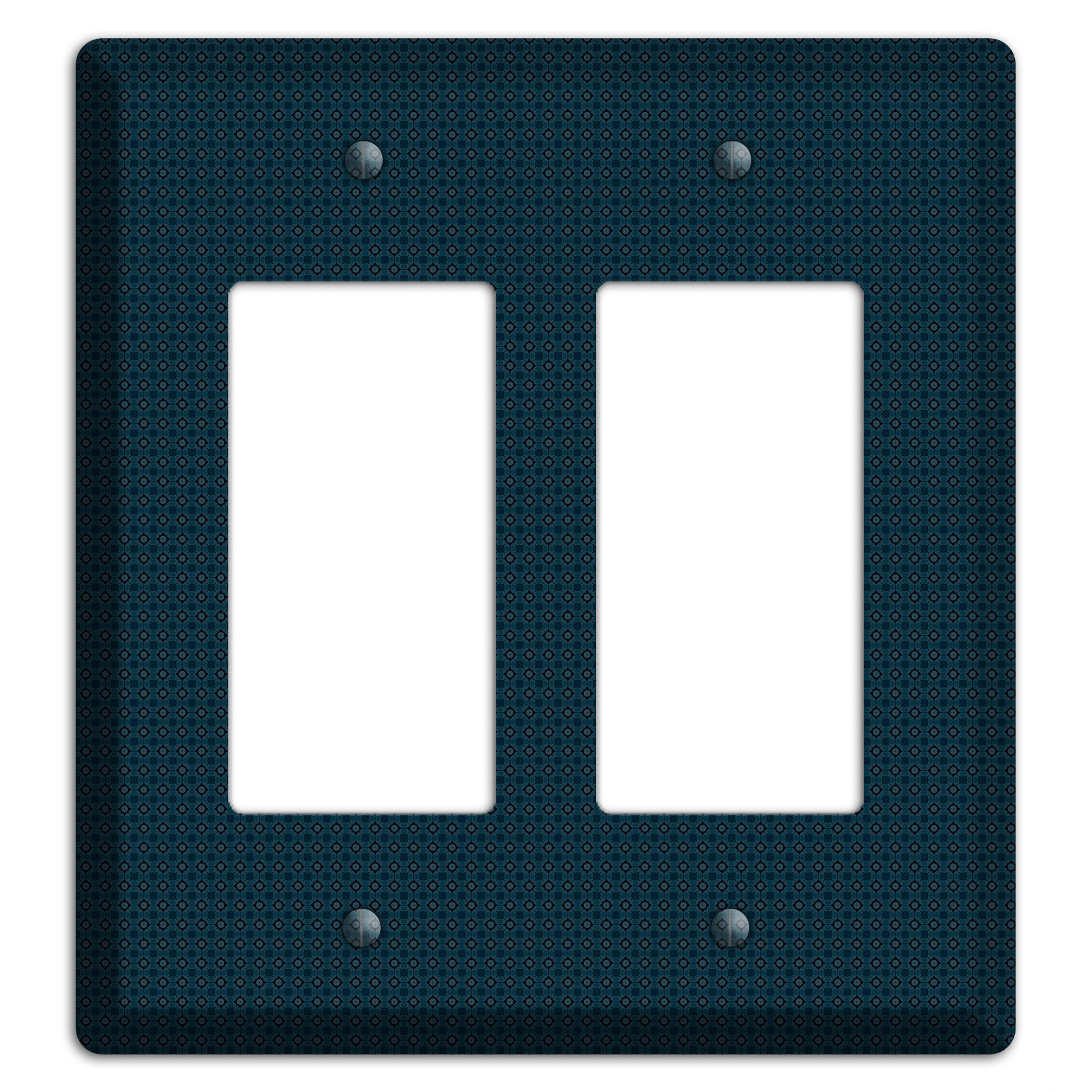 Navy Foulard 2 Rocker Wallplate