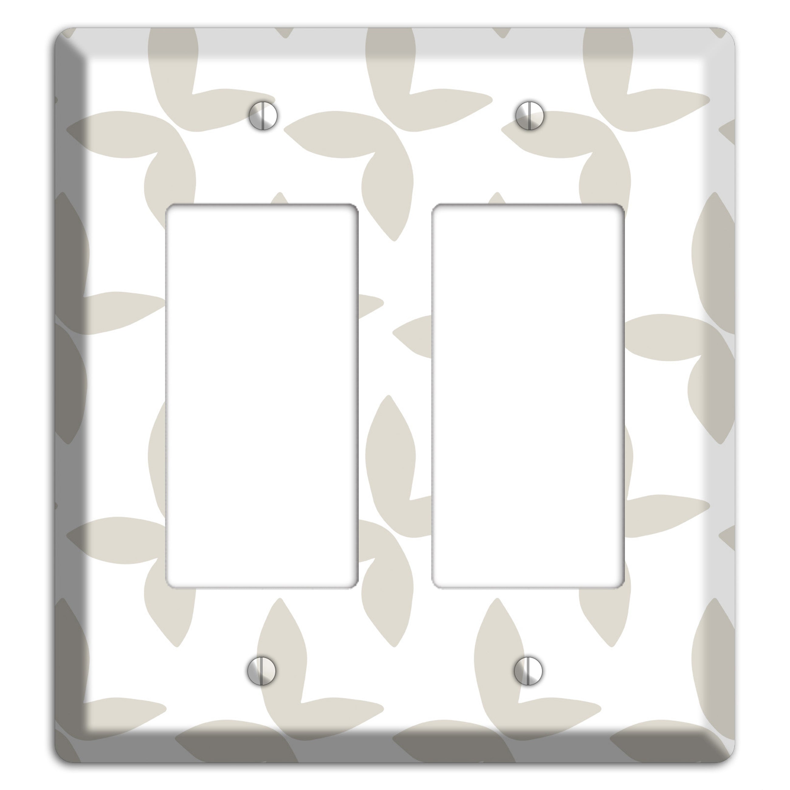 Simple Scandanavian Style O 2 Rocker Wallplate