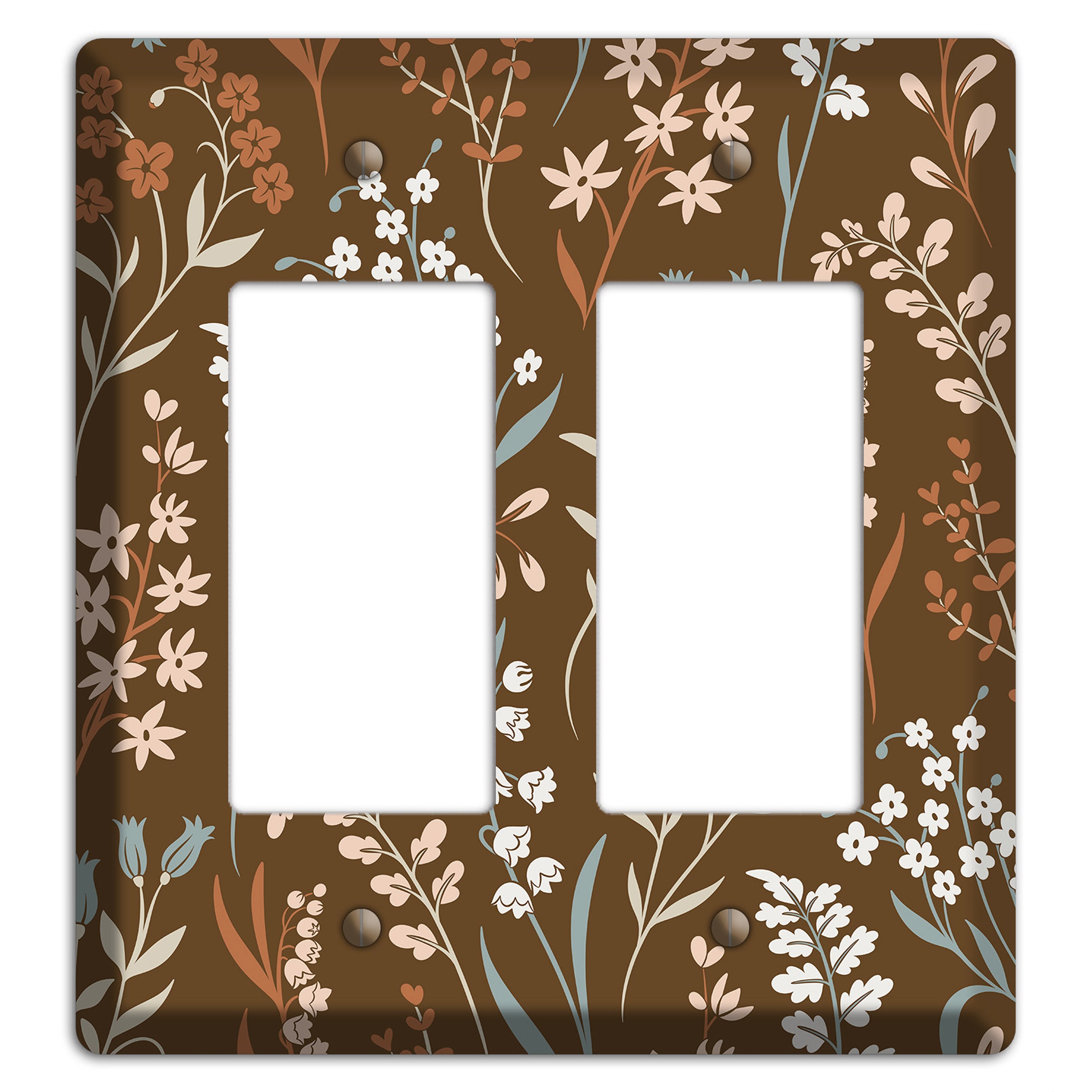 Fall Floral 1 2 Rocker Wallplate