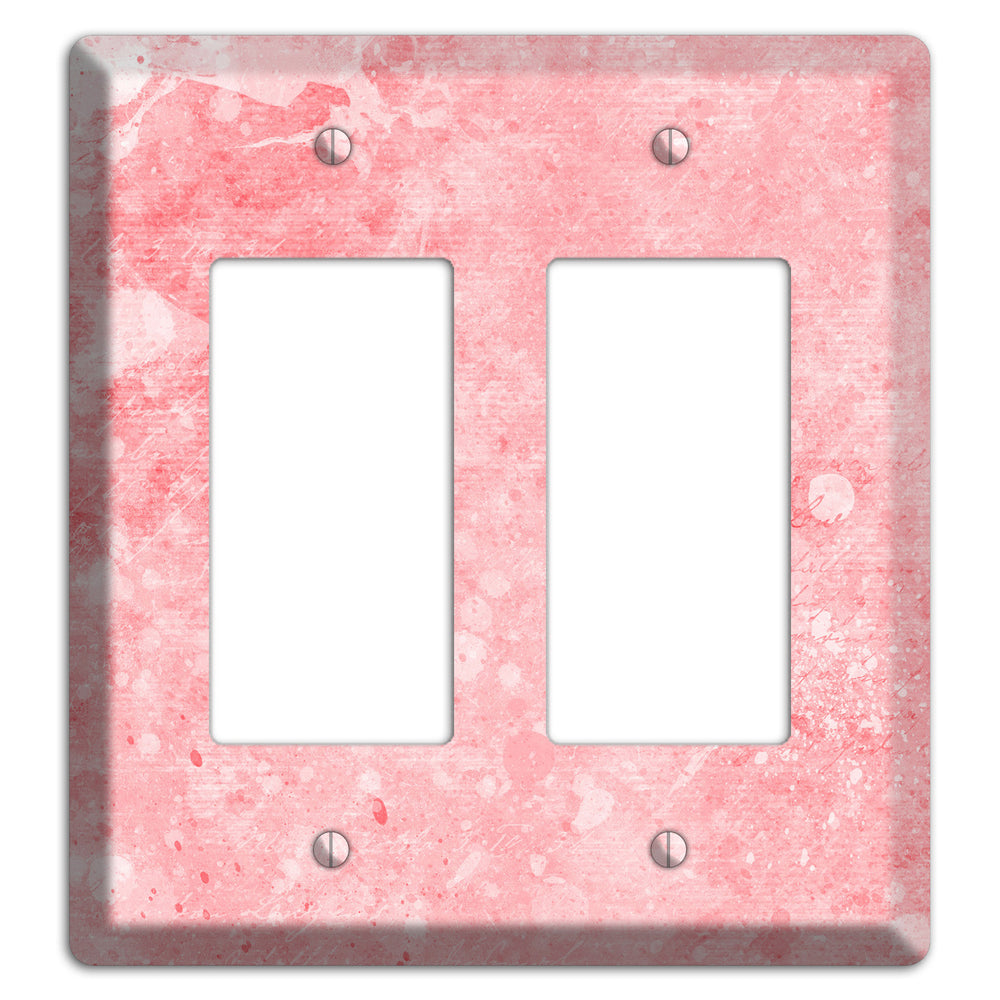 Rose Fog Soft Coral 2 Rocker Wallplate