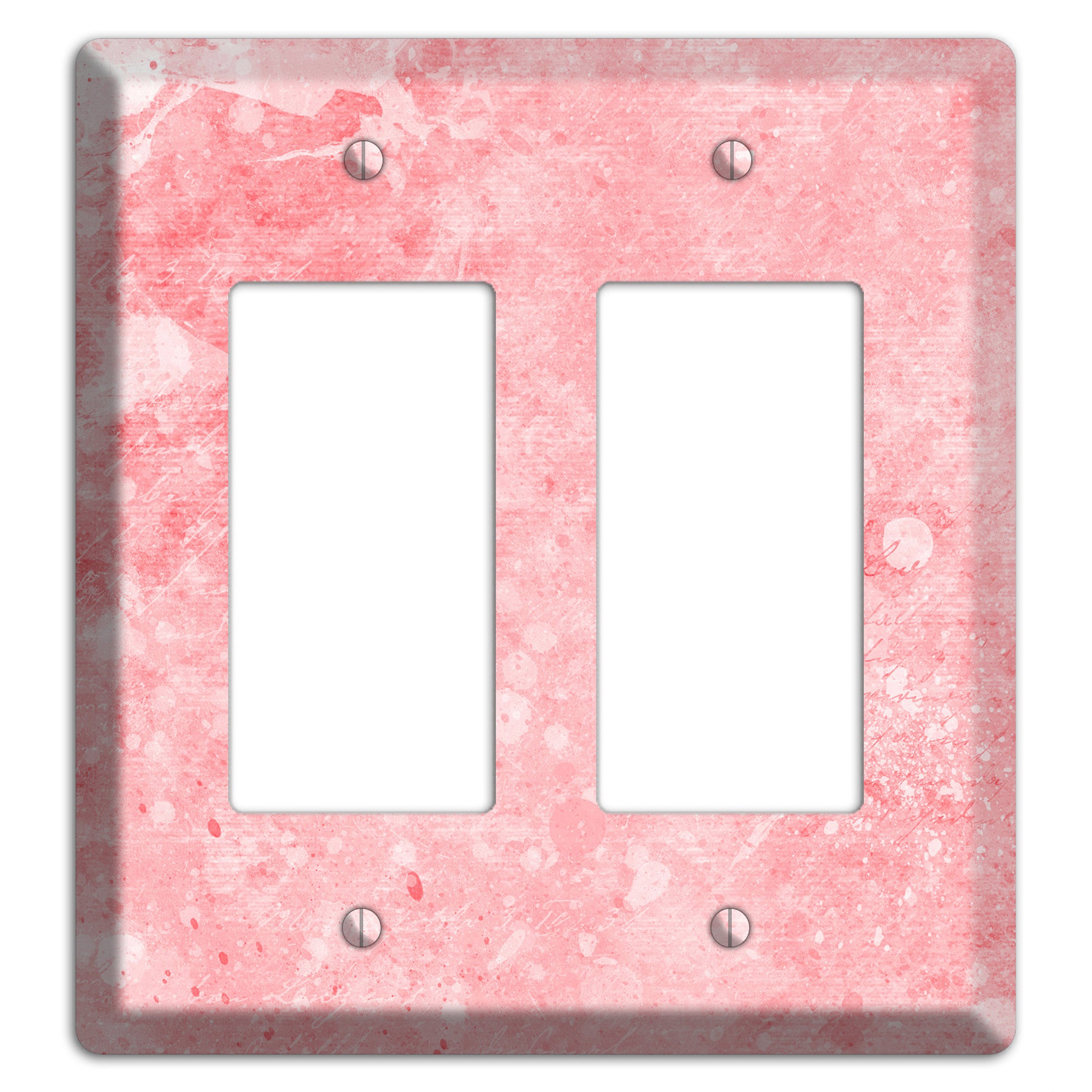 Rose Fog Soft Coral 2 Rocker Wallplate