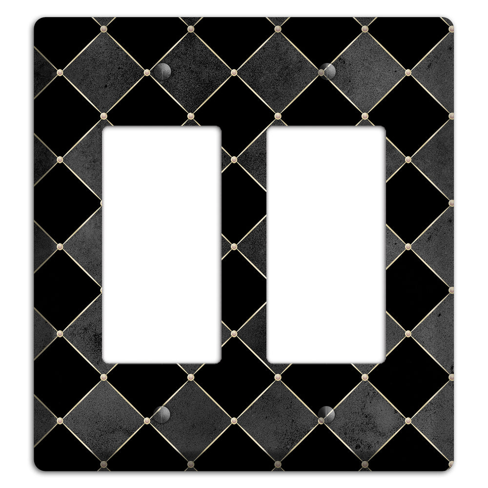 Edgar Allen Poe Diamond 2 Rocker Wallplate