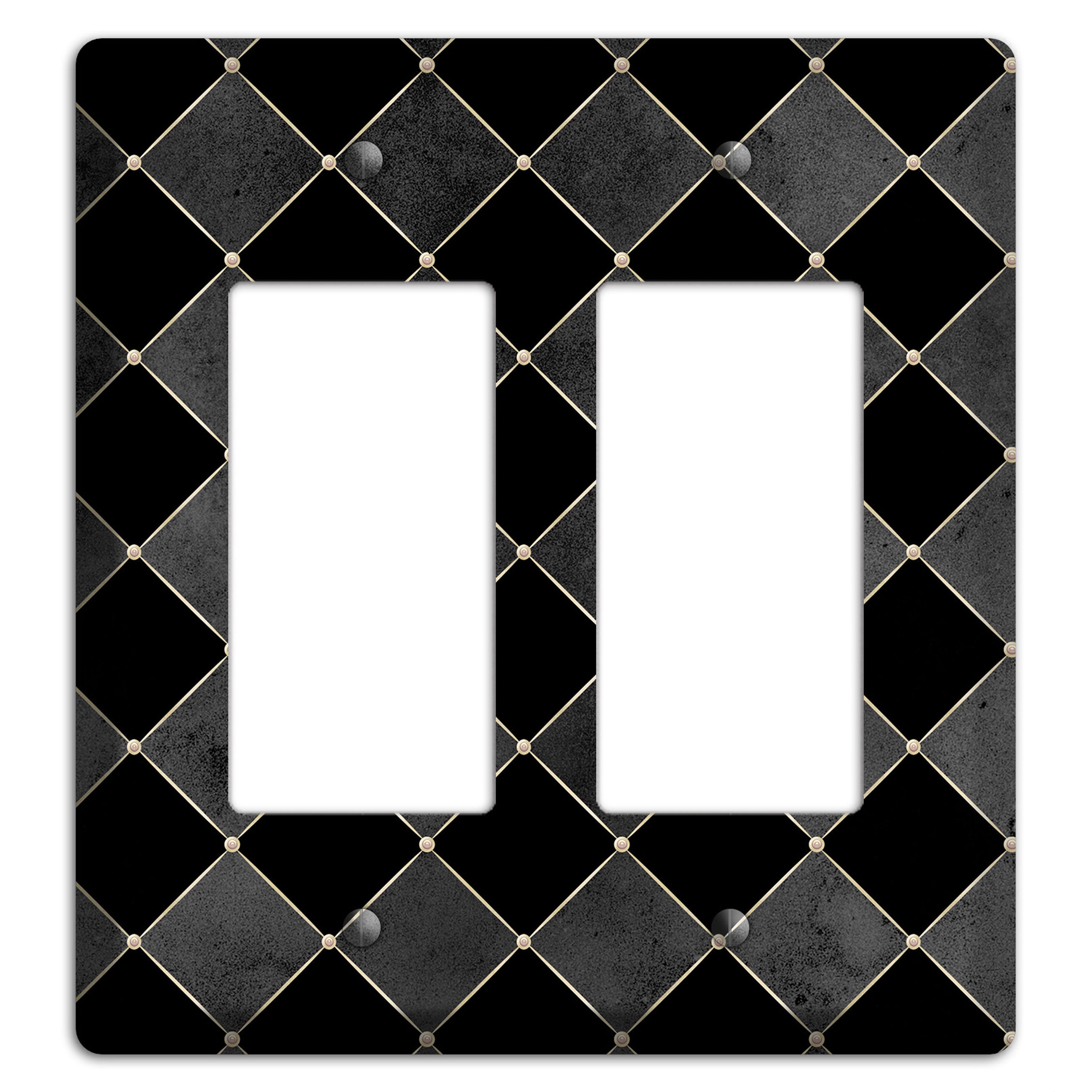 Edgar Allen Poe Diamond 2 Rocker Wallplate