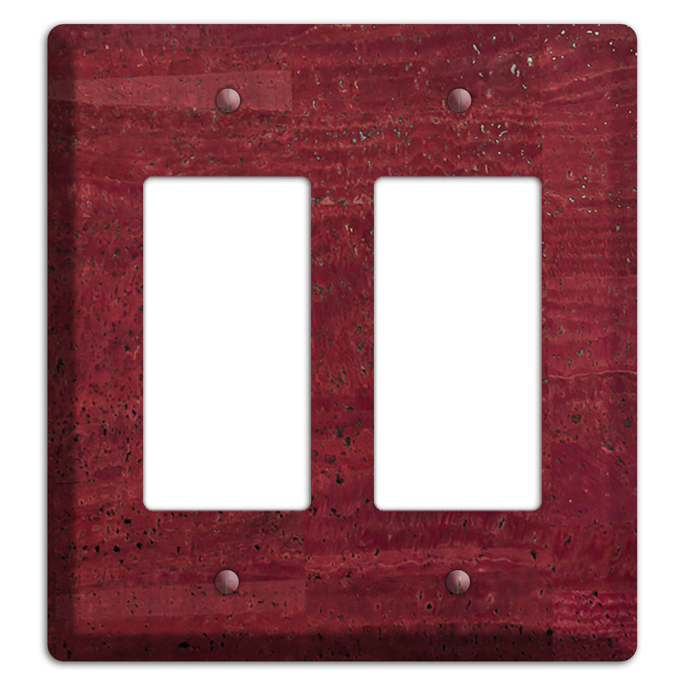 Cranberry Cork 2 Rocker Wallplate