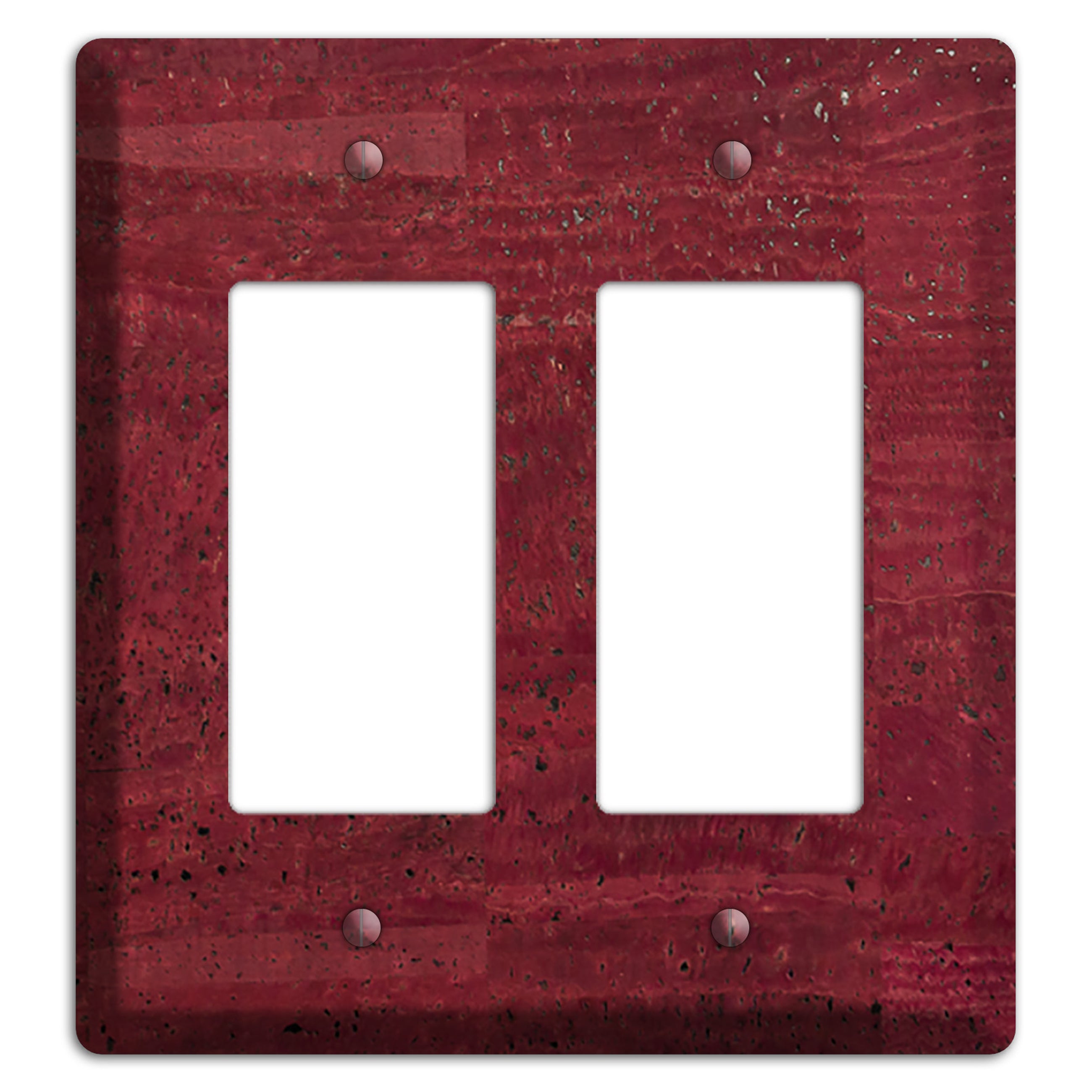 Cranberry Cork 2 Rocker Wallplate