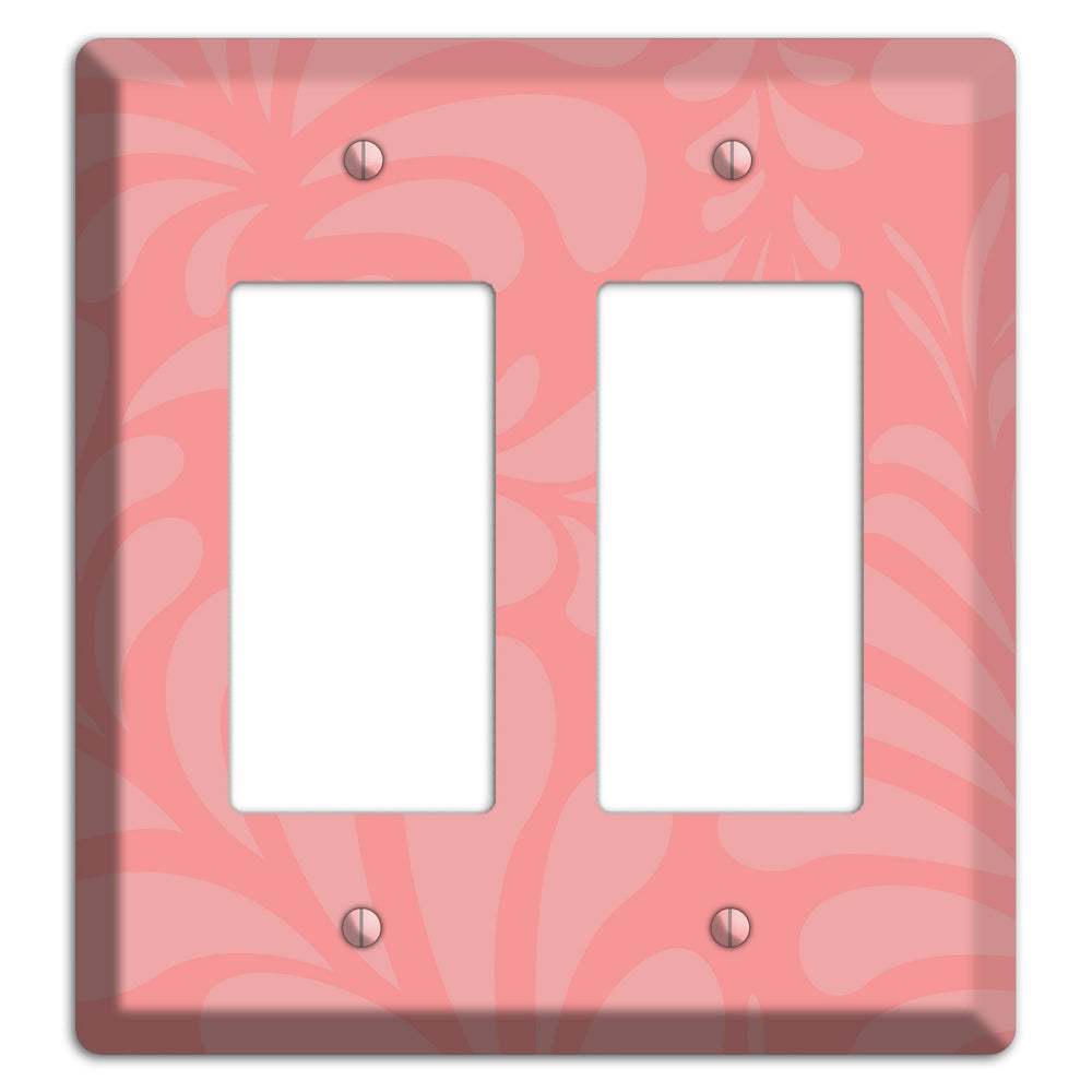 Pink Herati 2 Rocker Wallplate