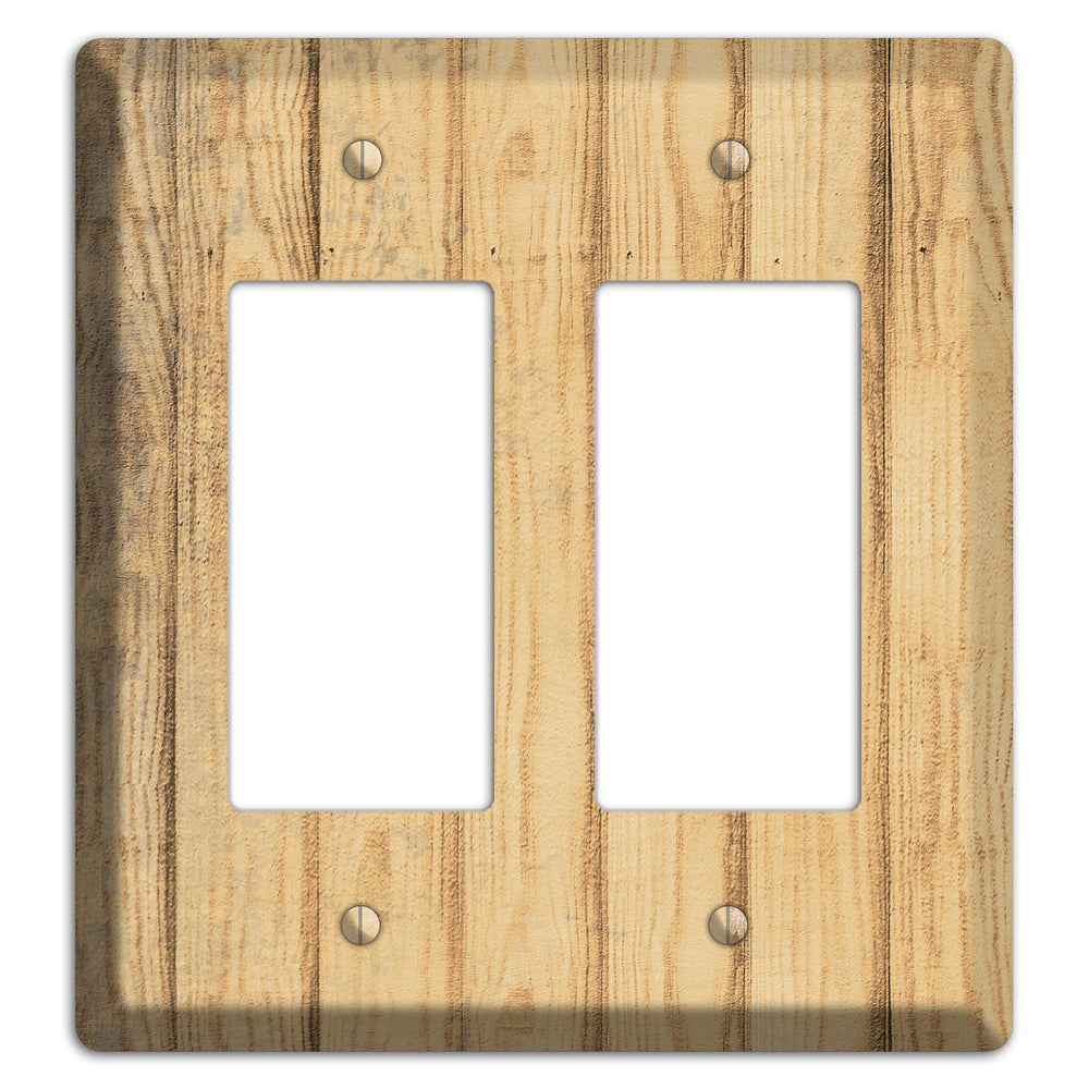Twine Weathered Wood 2 Rocker Wallplate