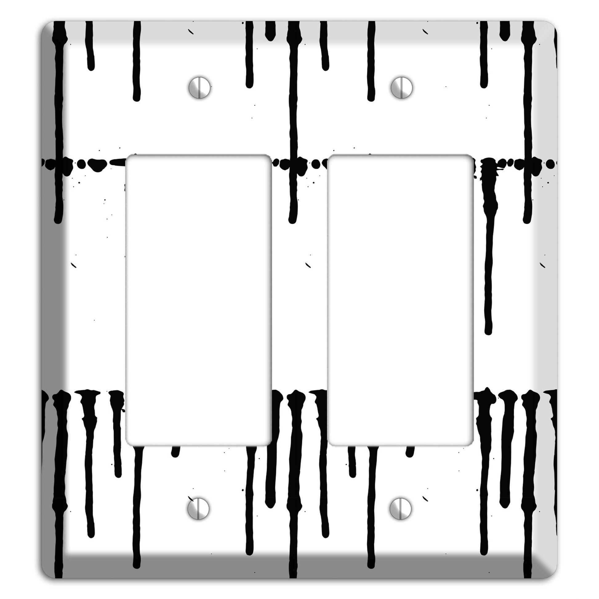 Ink Brushstrokes 7 2 Rocker Wallplate