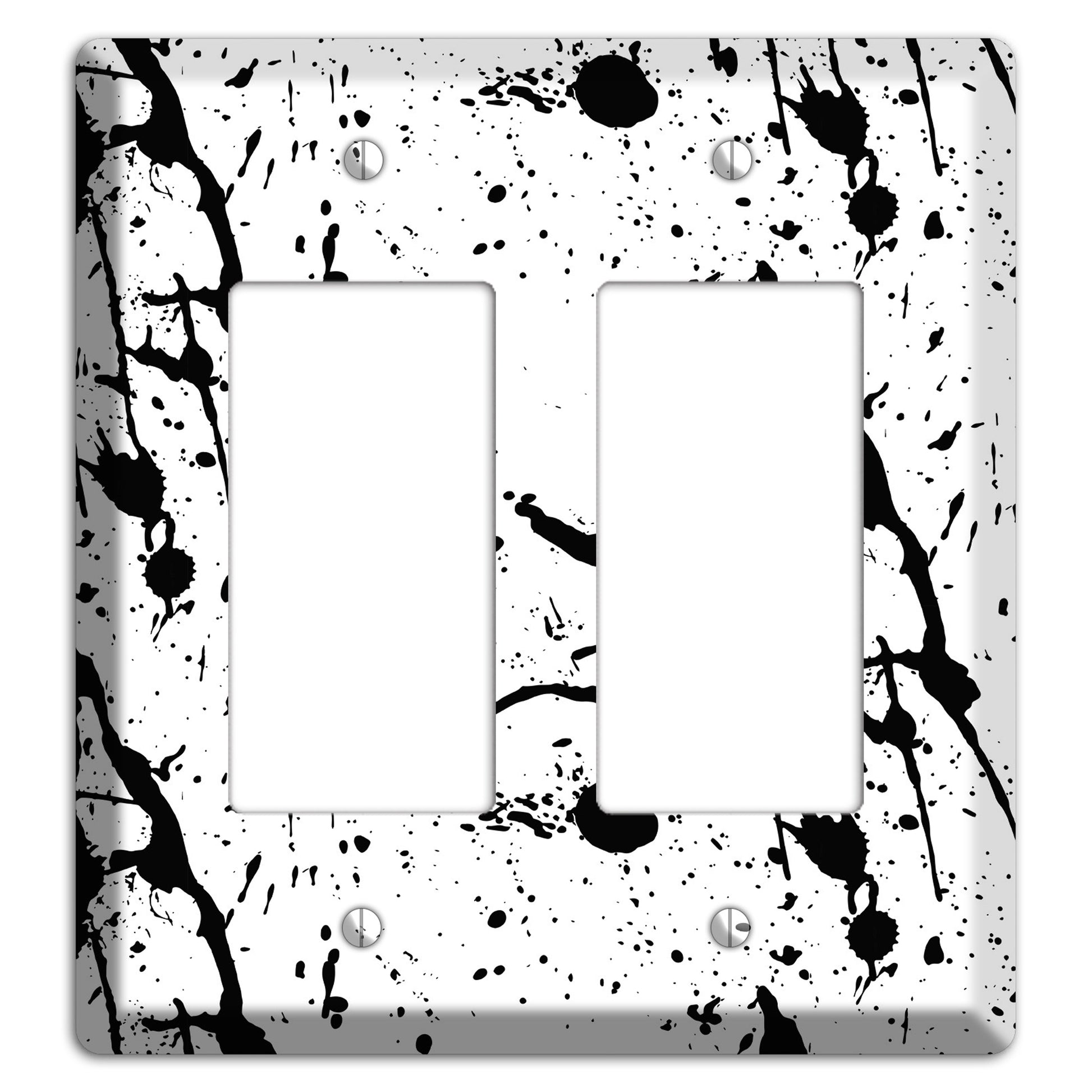 Ink Drips 8 2 Rocker Wallplate