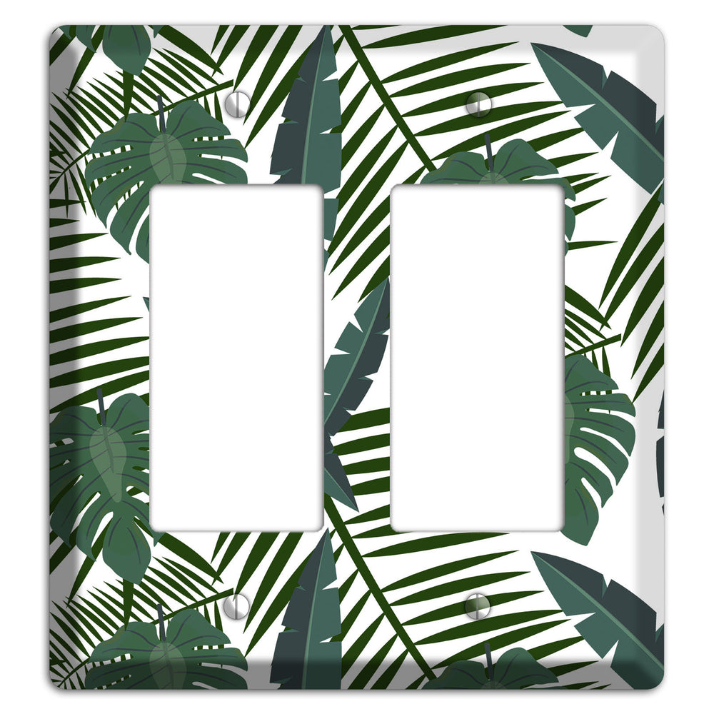 Leaves Style FF 2 Rocker Wallplate