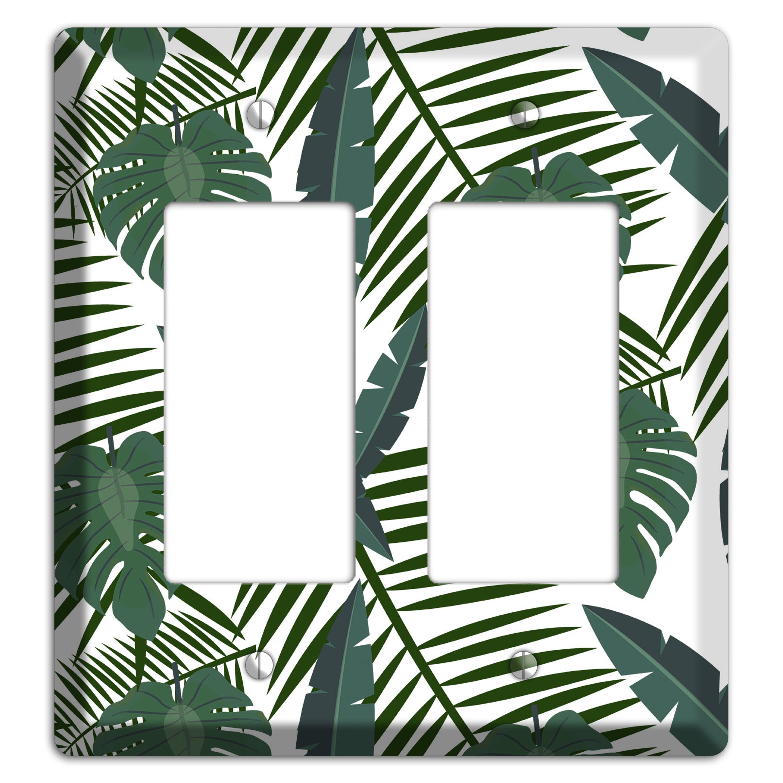 Leaves Style FF 2 Rocker Wallplate