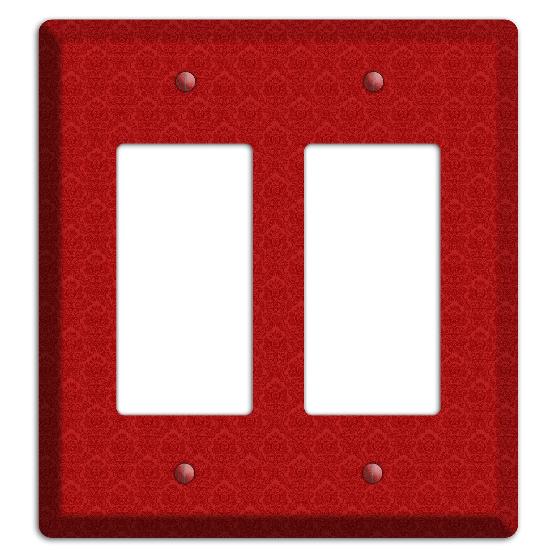 Red Cartouche 2 Rocker Wallplate