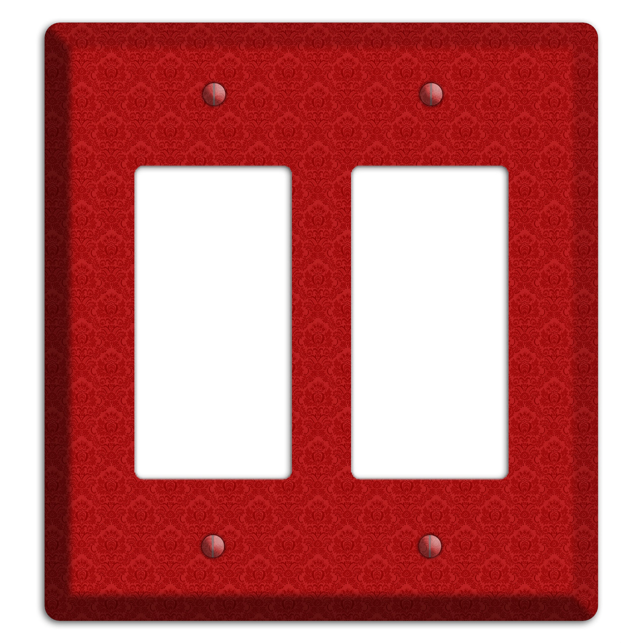 Red Cartouche 2 Rocker Wallplate