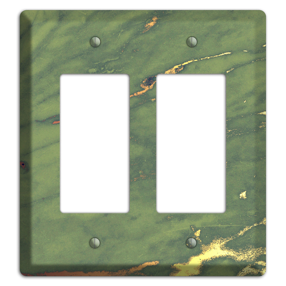 Limed Ash Marble 2 Rocker Wallplate