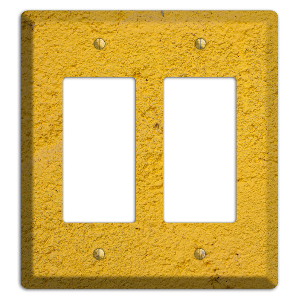 Yellow Concrete 2 Rocker Wallplate