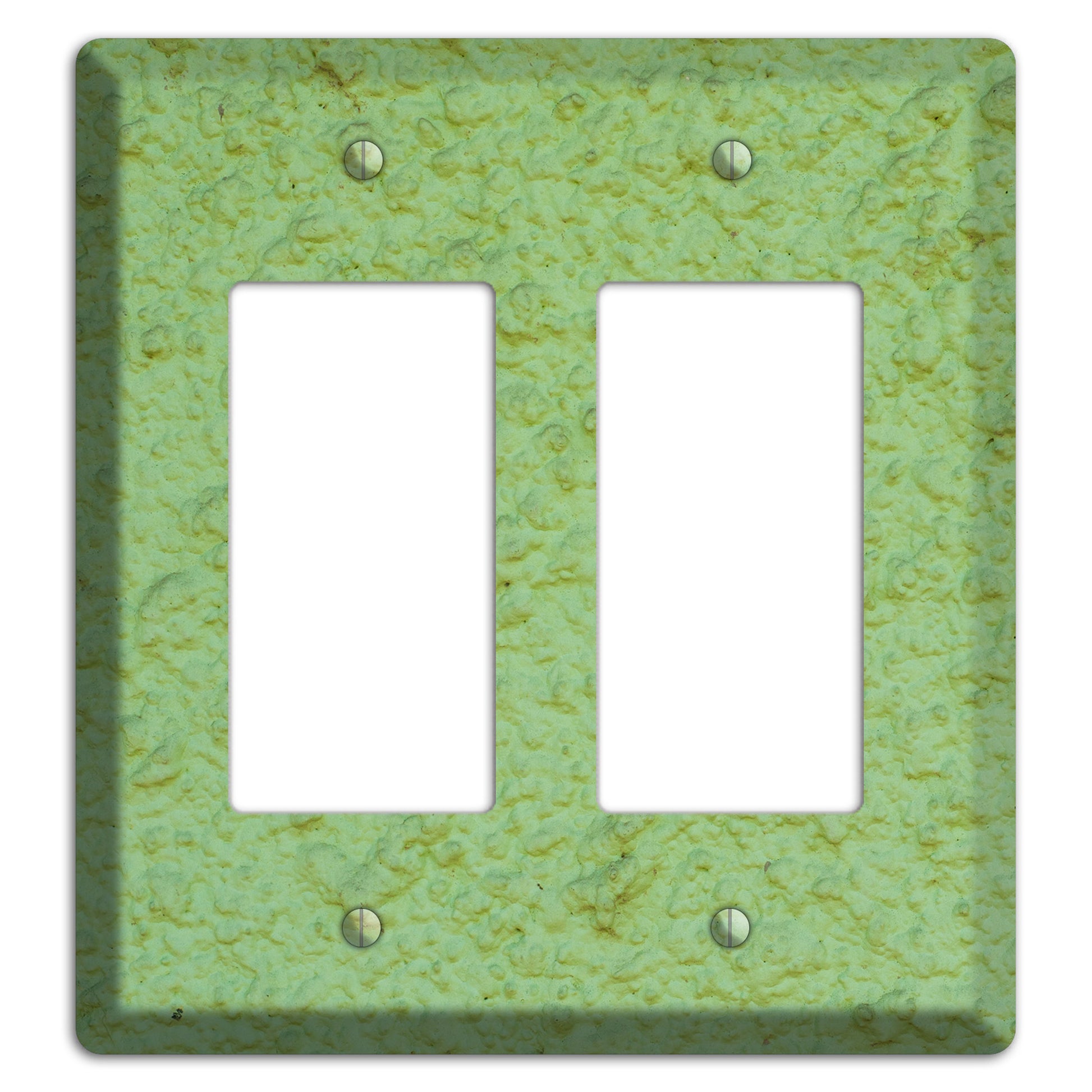 Green Concrete 2 Rocker Wallplate