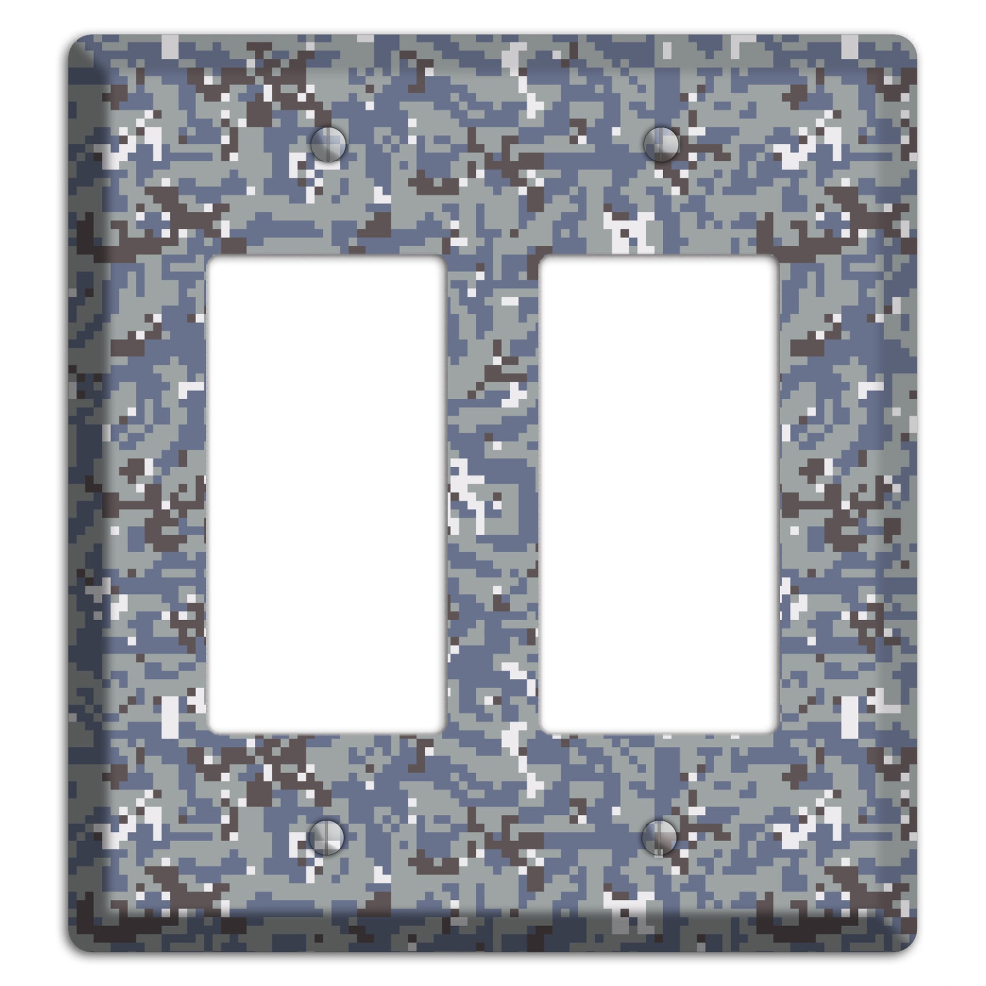 NWU Grey Dom Camo 2 Rocker Wallplate