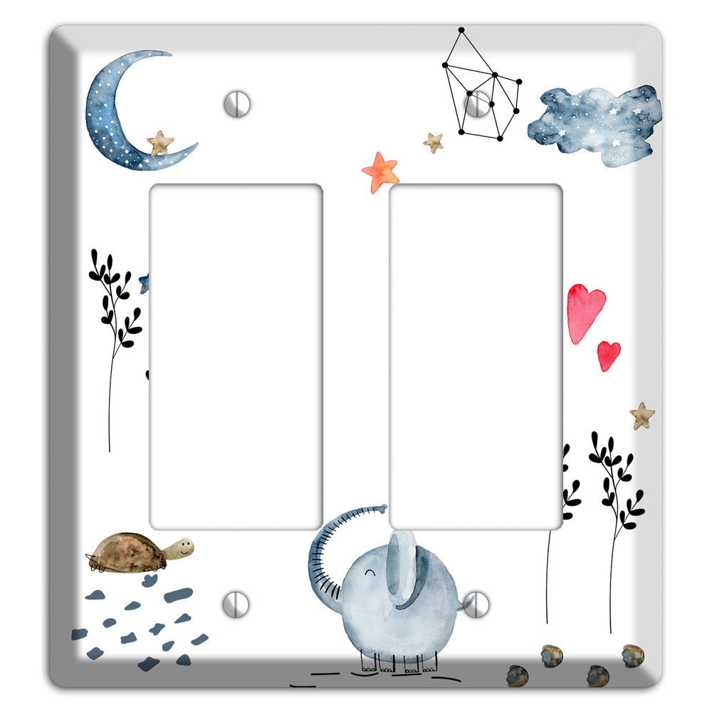 Elephant 2 Rocker Wallplate