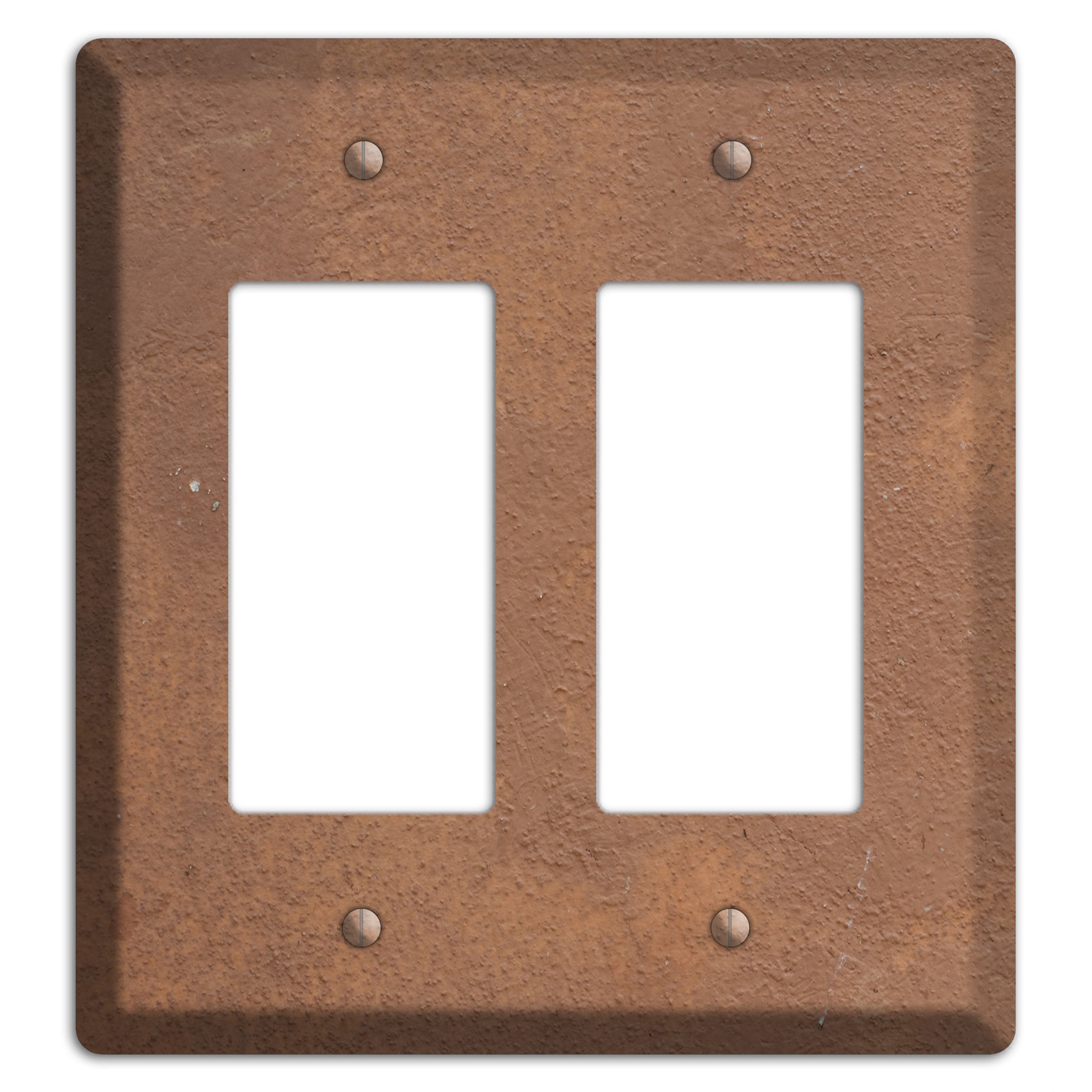 Brown Concrete 2 Rocker Wallplate
