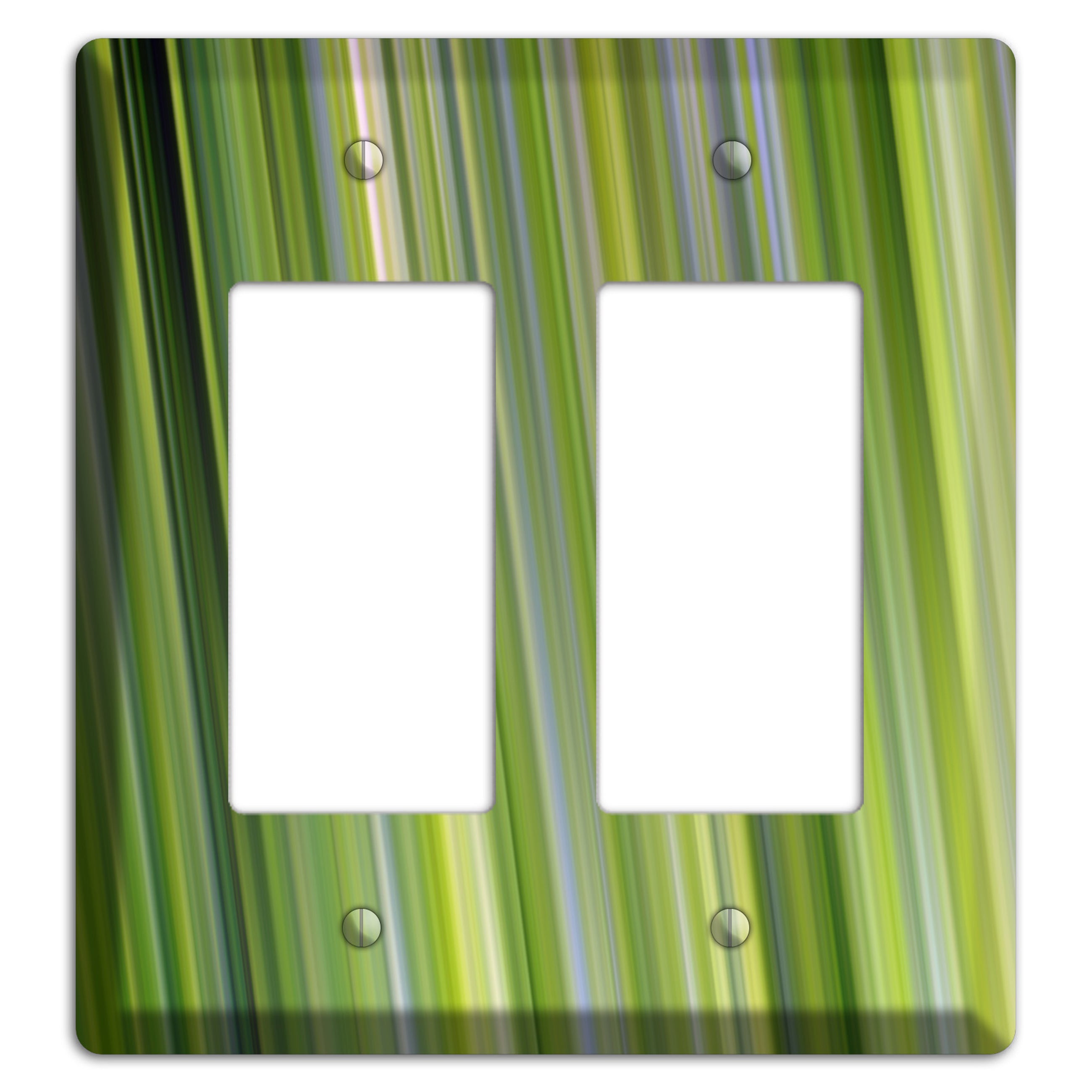 Green Ray of Light 2 Rocker Wallplate