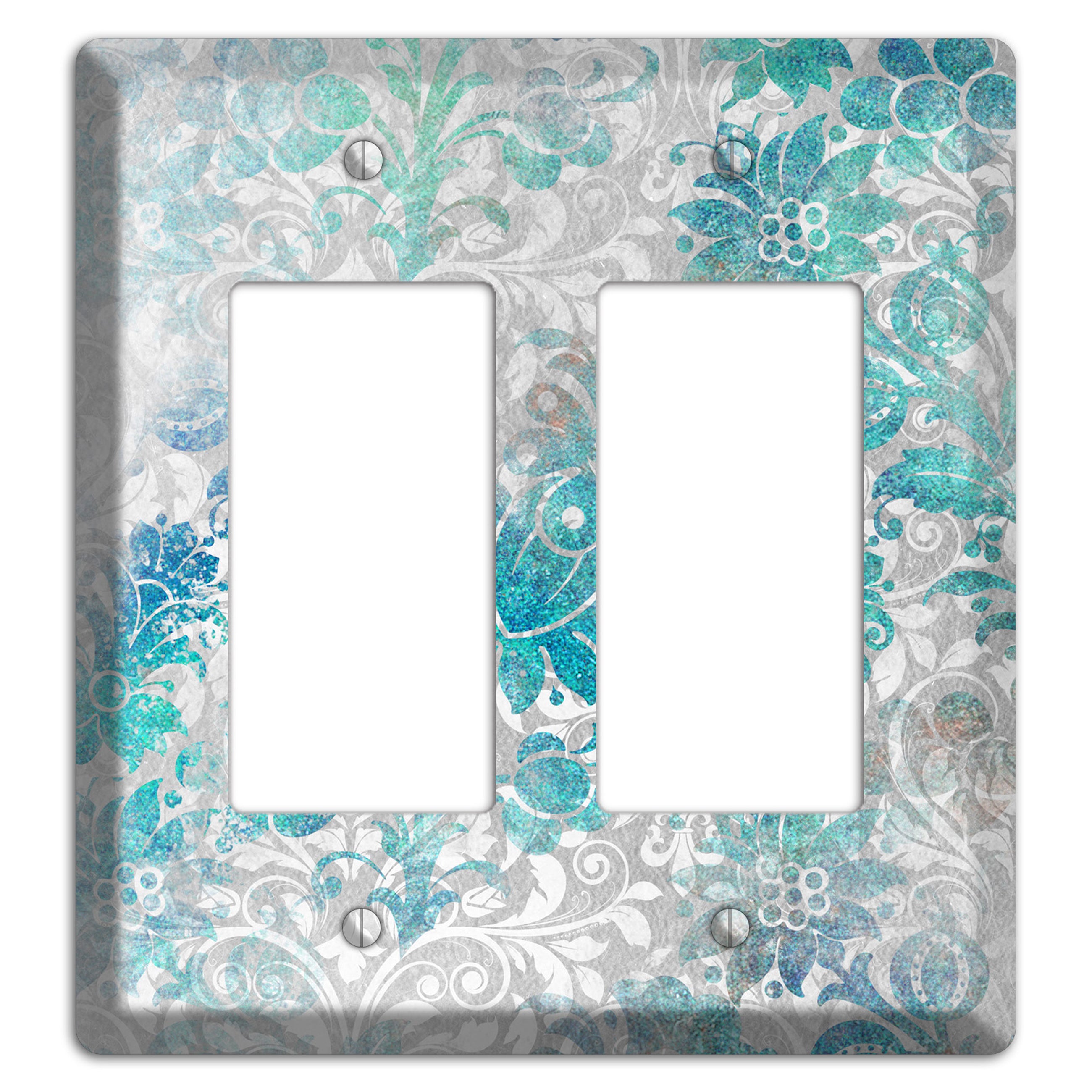 Gulf Stream Whimsical Damask 2 Rocker Wallplate