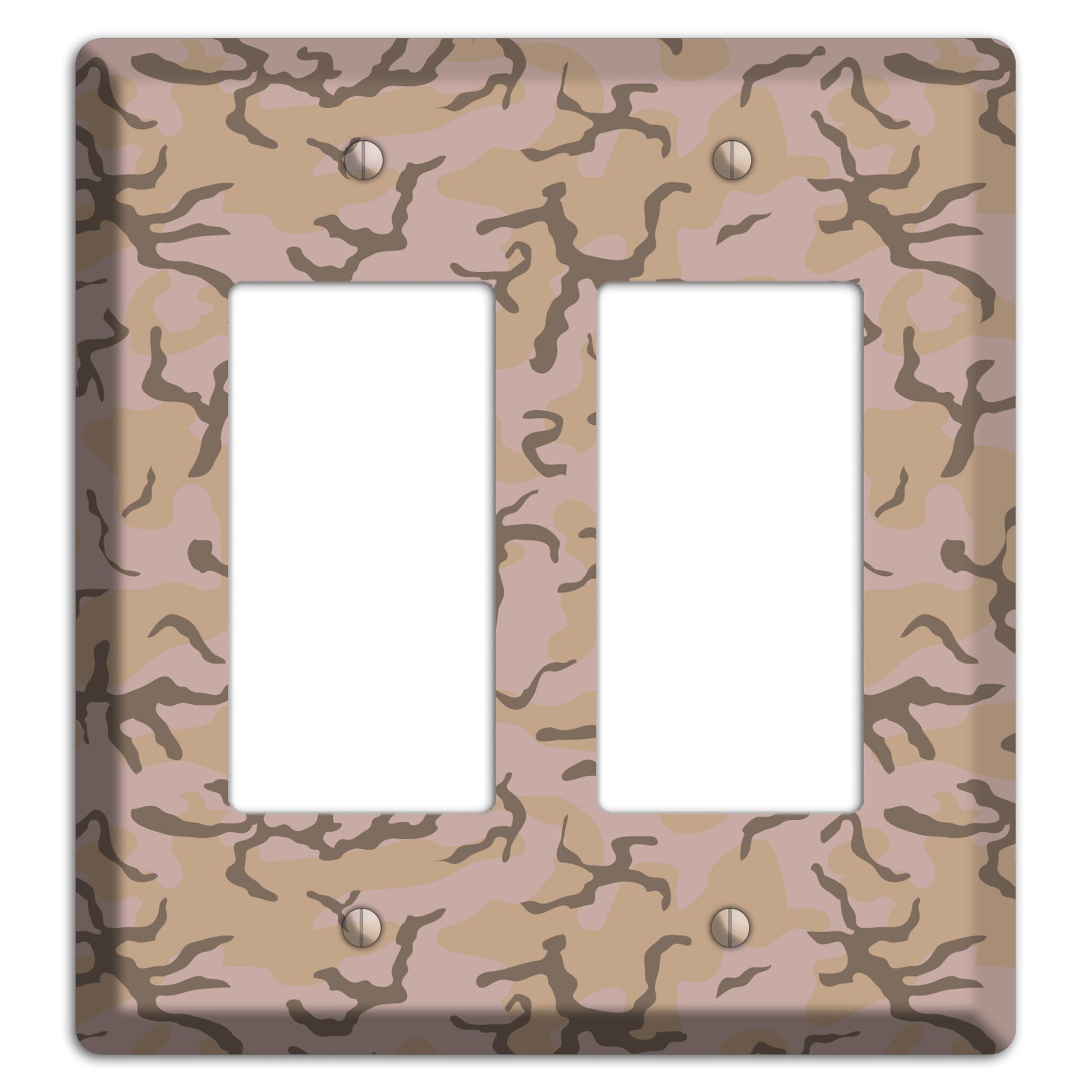 Woodland Camo 2 Rocker Wallplate