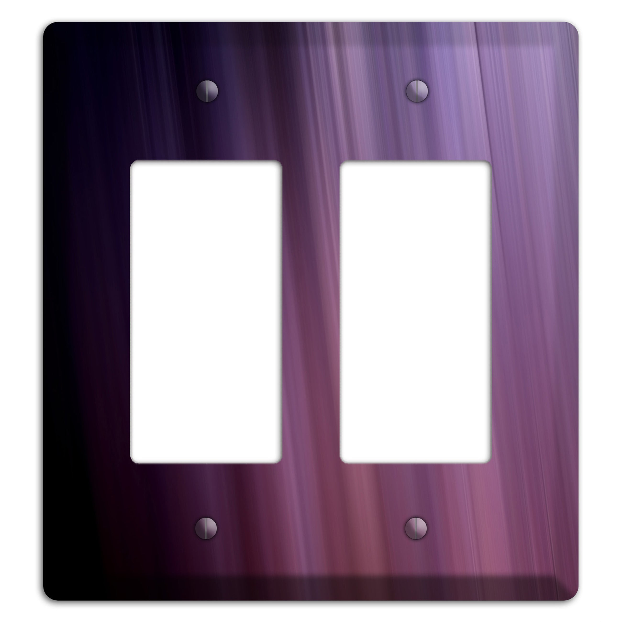 Eggplant Ray of Light 2 Rocker Wallplate