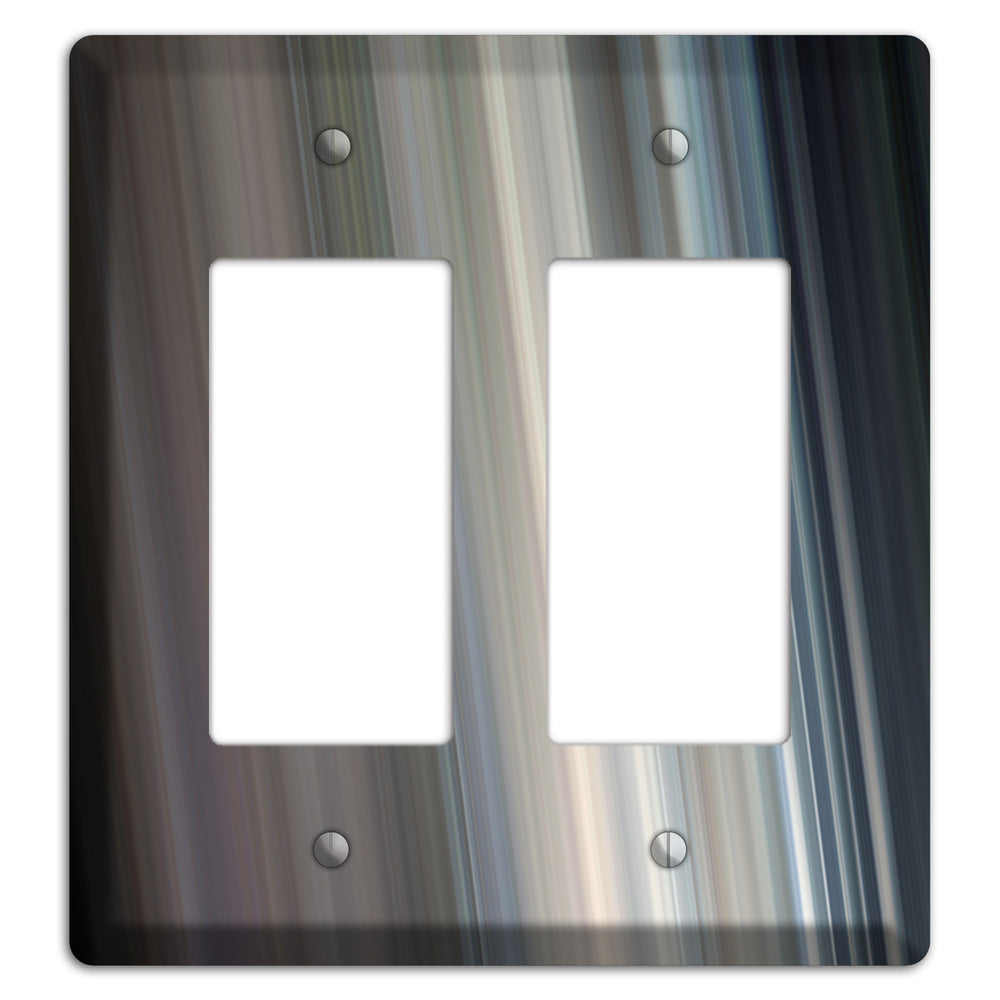 Blue Grey Ray of Light 2 Rocker Wallplate