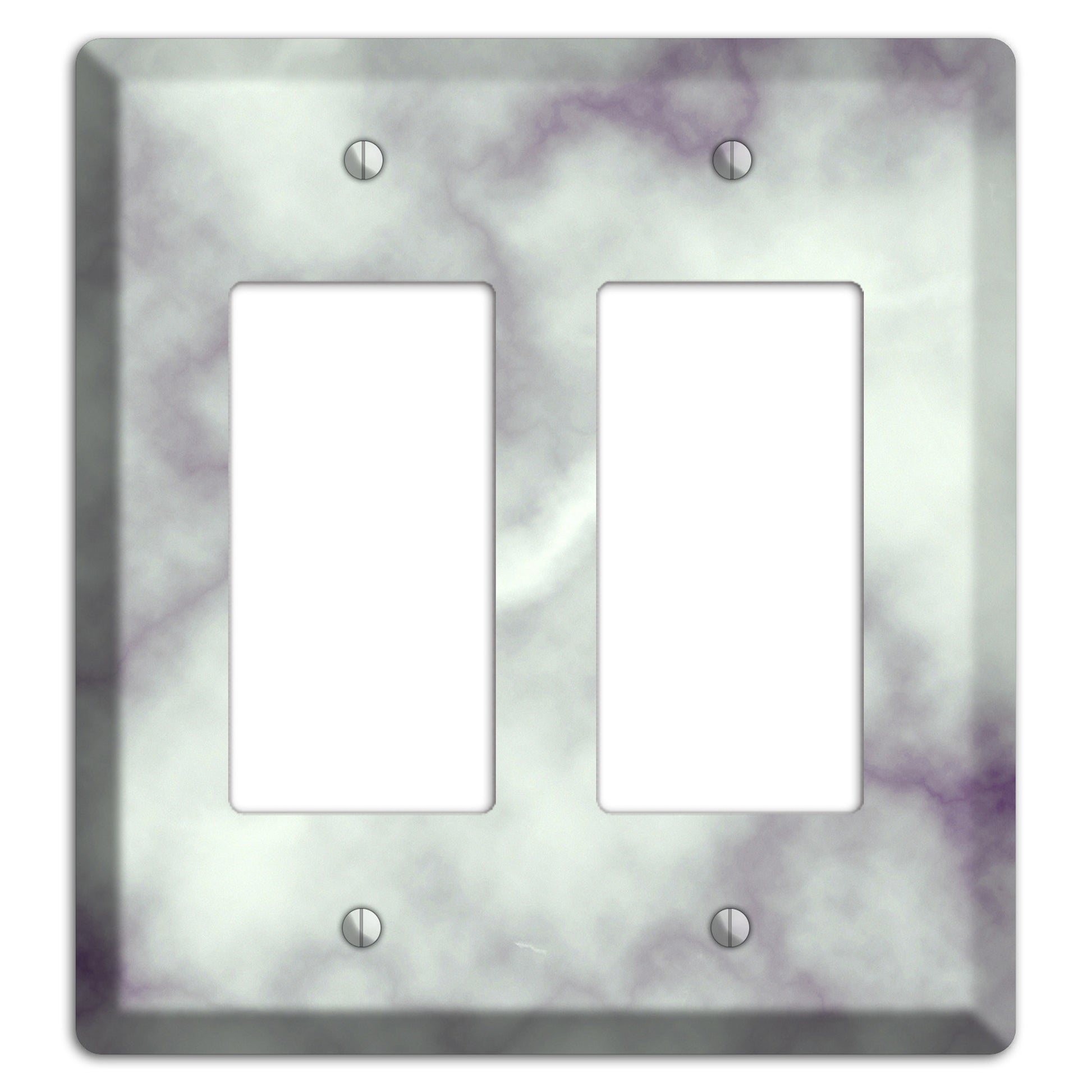 Gray Nurse Marble 2 Rocker Wallplate