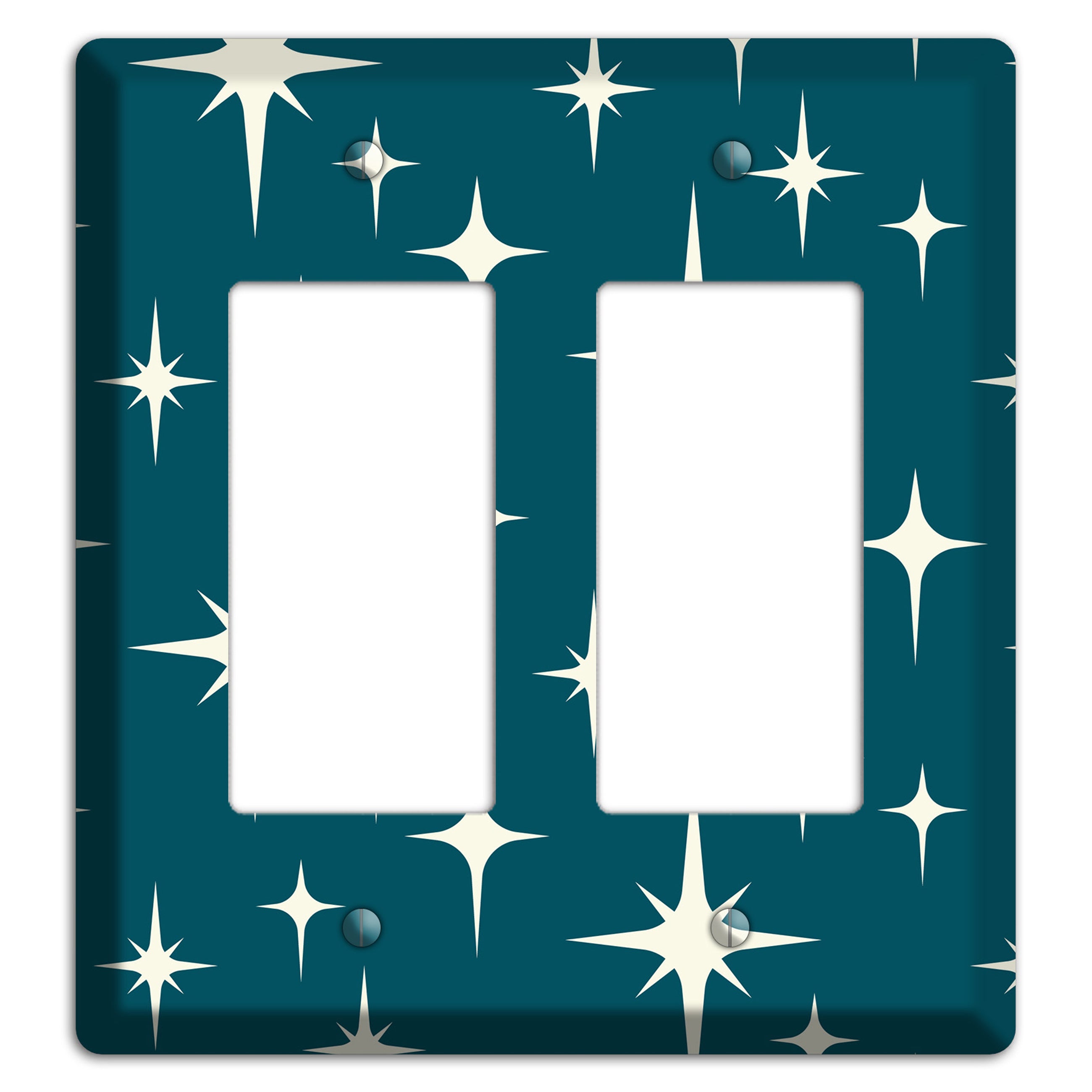 Navy Atomic Diamond 2 Rocker Wallplate